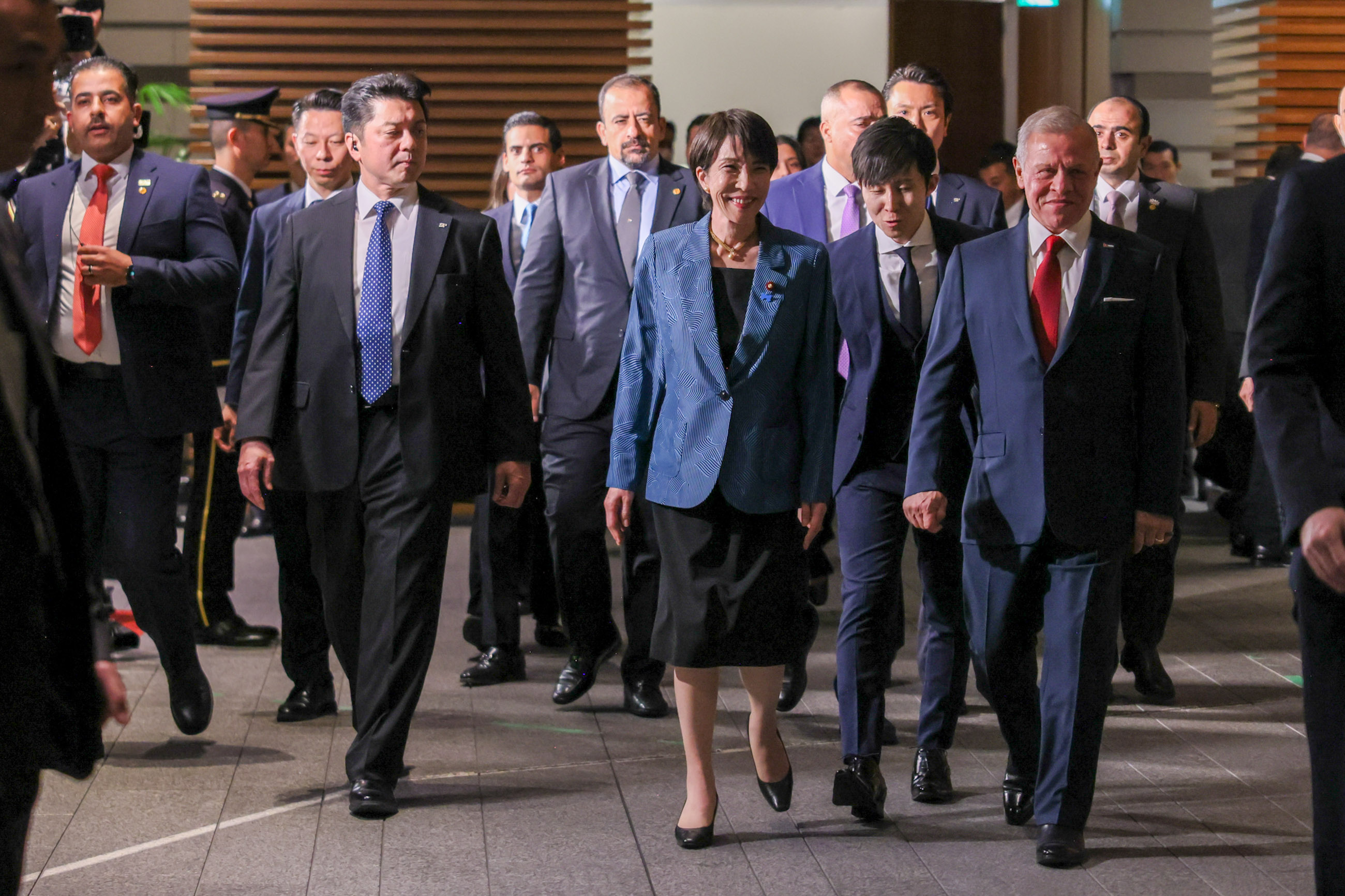 Prime Minister Takaichi ahead of the commemorative photo session