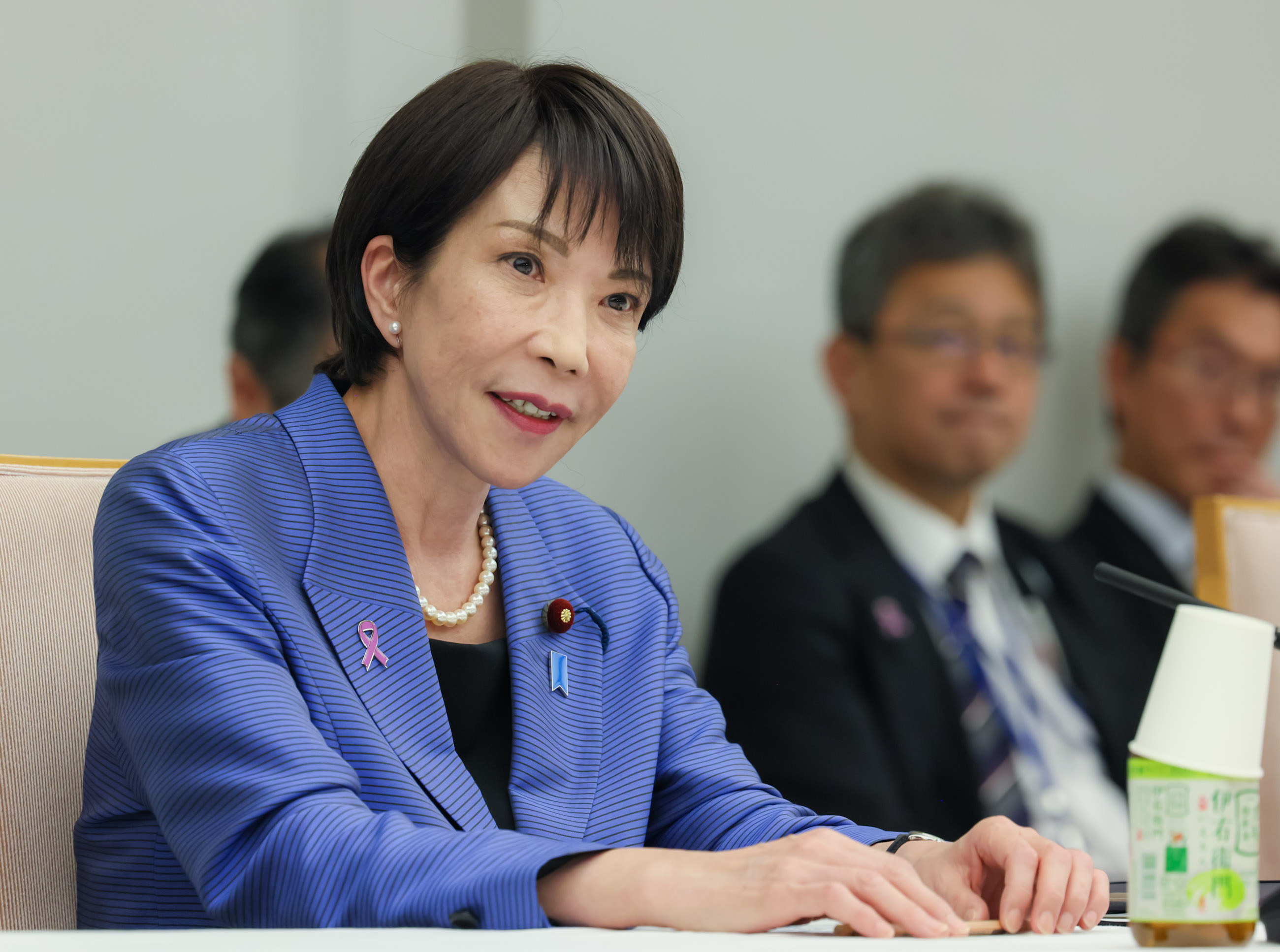 Prime Minister Takaichi wrapping up the meeting (2)