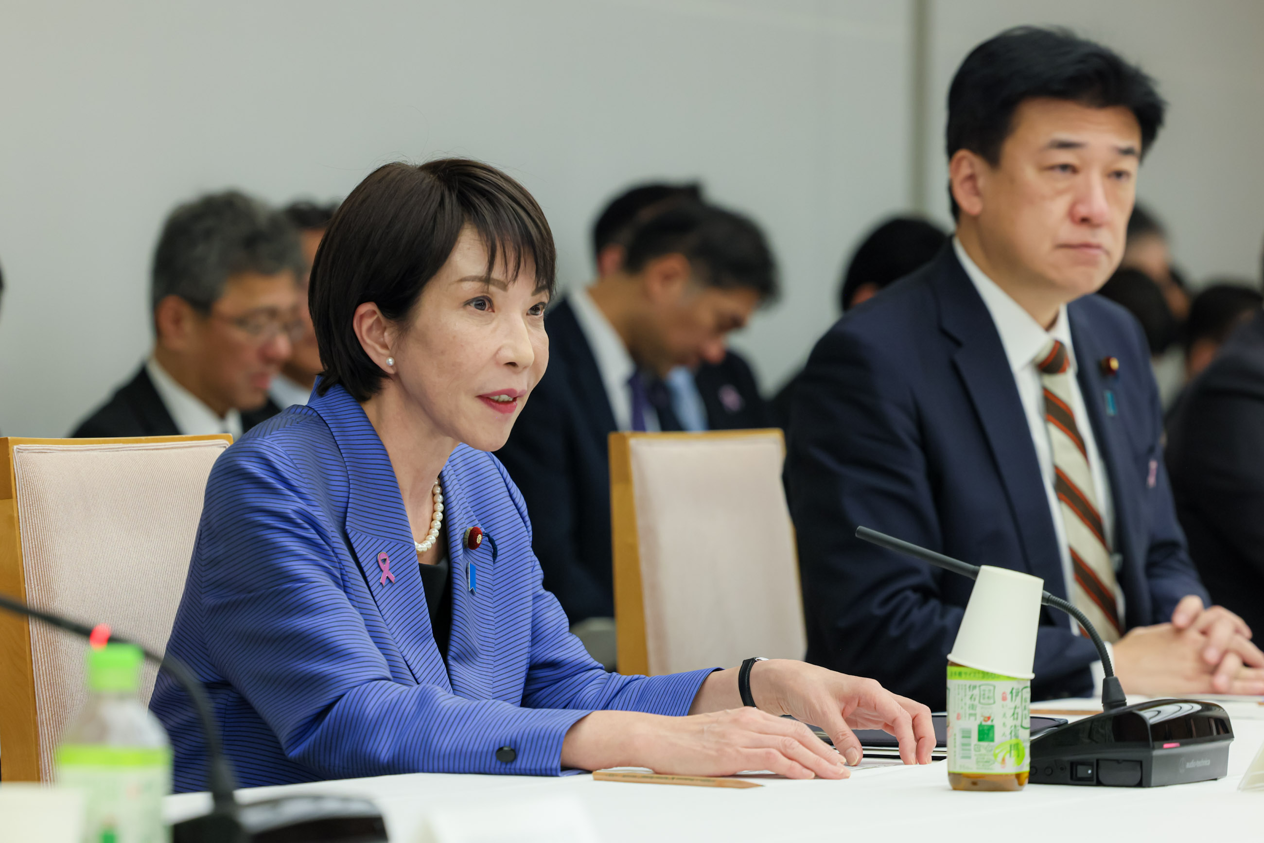 Prime Minister Takaichi wrapping up the meeting (5)