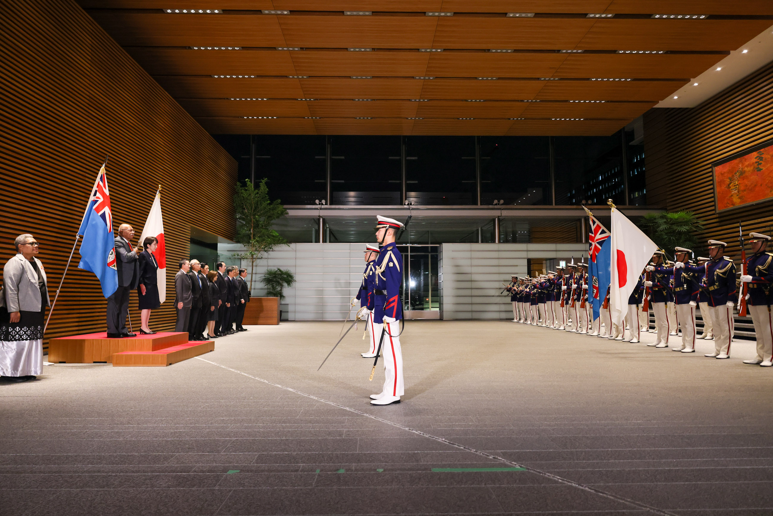 Salute and guard of honor ceremony (2)