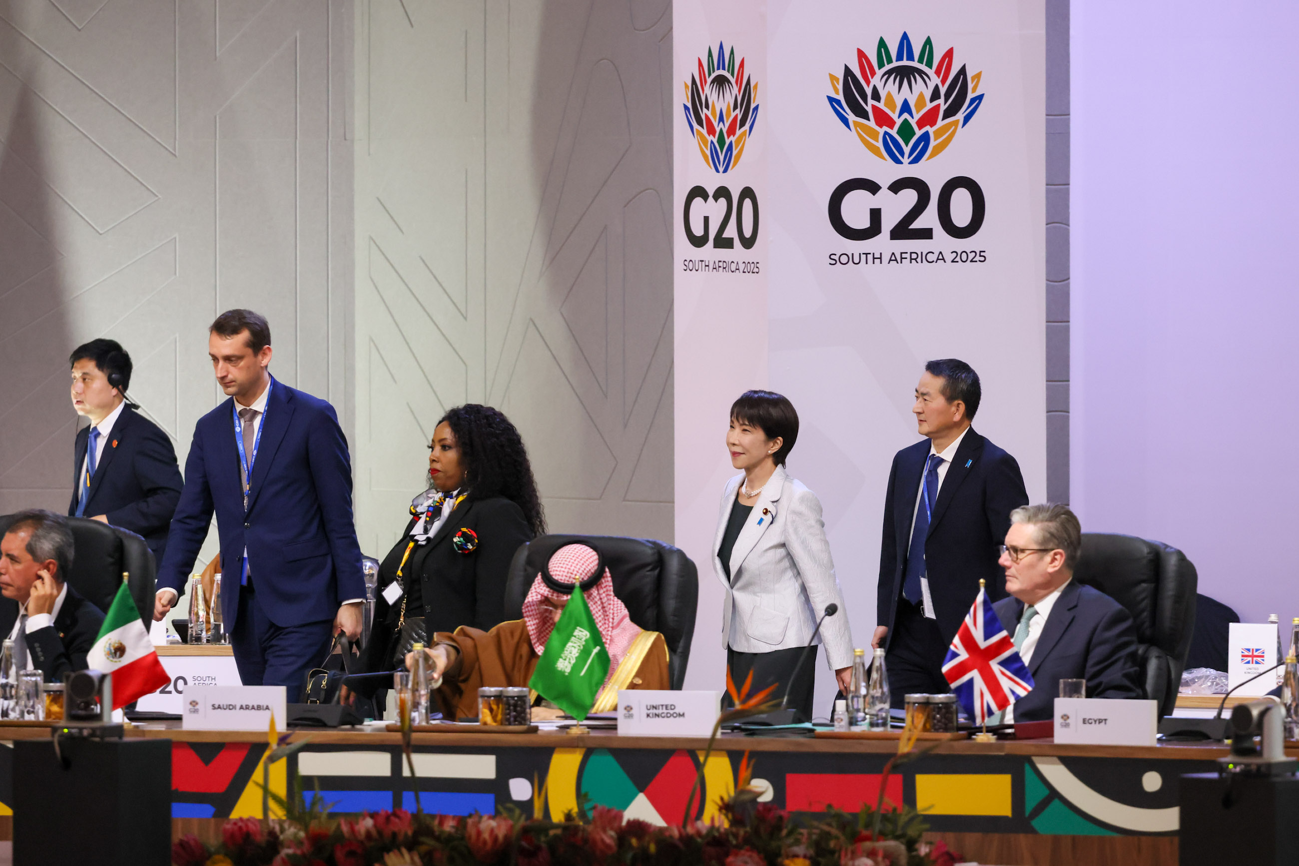 Prime Minister Takaichi attending Session 1 of the G20 Summit (2)