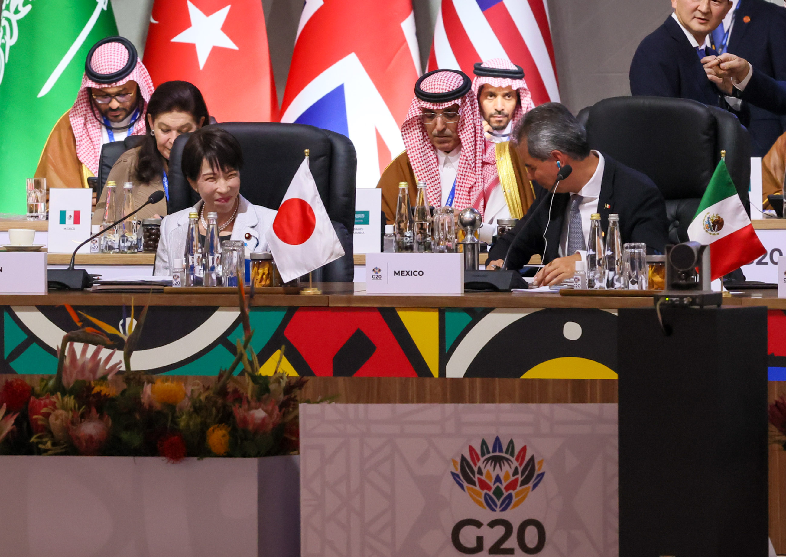 Prime Minister Takaichi attending Session 1 of the G20 Summit (4)
