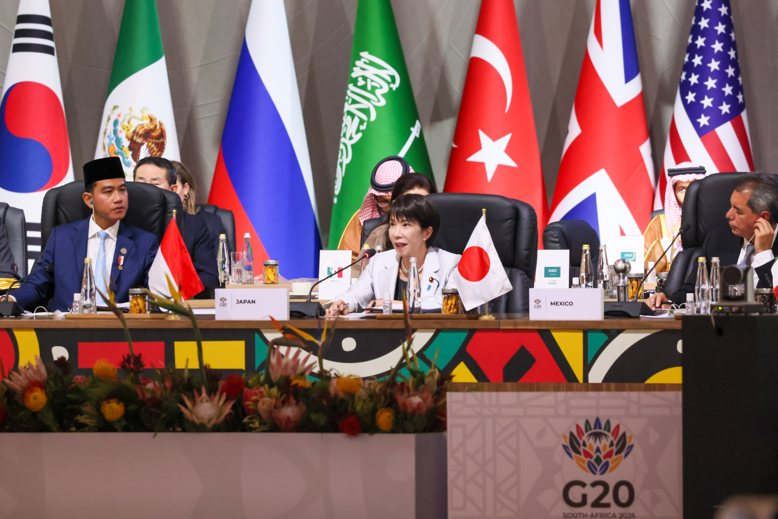 Prime Minister Takaichi attending Session 1 of the G20 Summit (7)