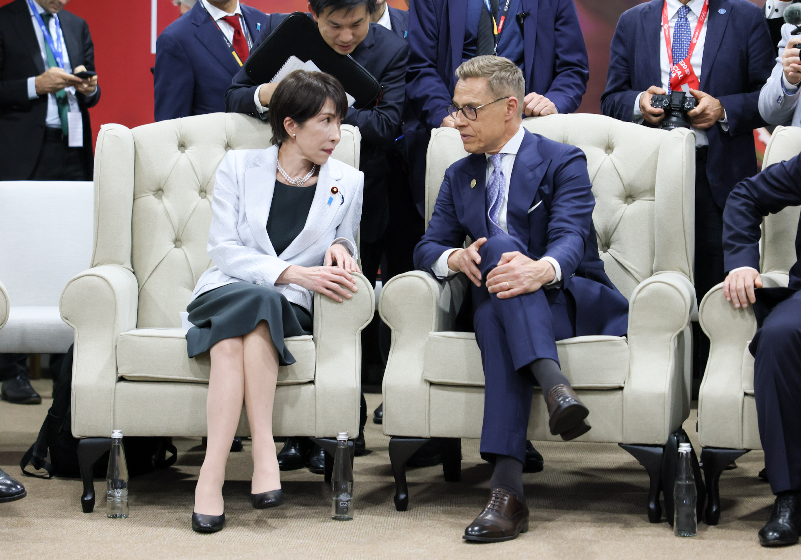 Prime Minister Takaichi attending a Leaders’ Meeting on Peace in Ukraine (7)