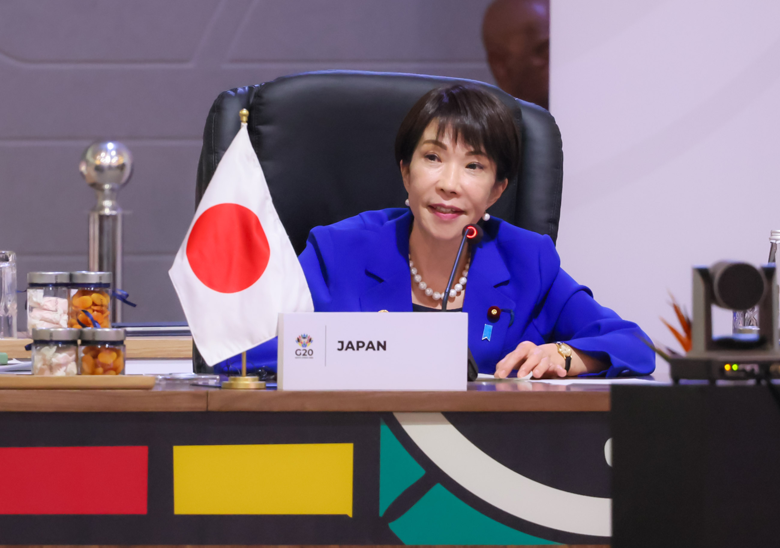 Prime Minister Takaichi attending Session 3 of the G20 Summit (5)