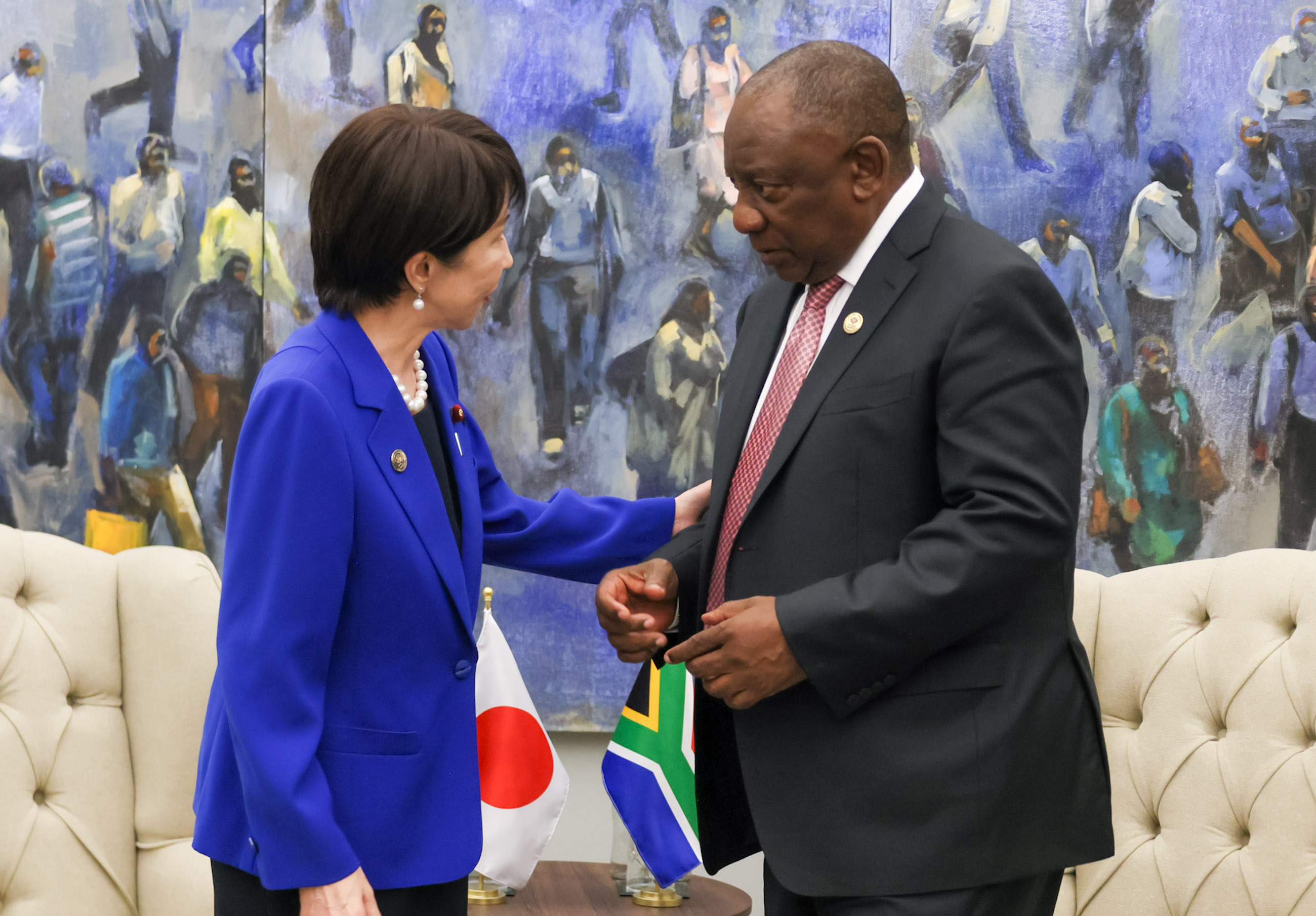 Japan-South Africa Summit Meeting (2)