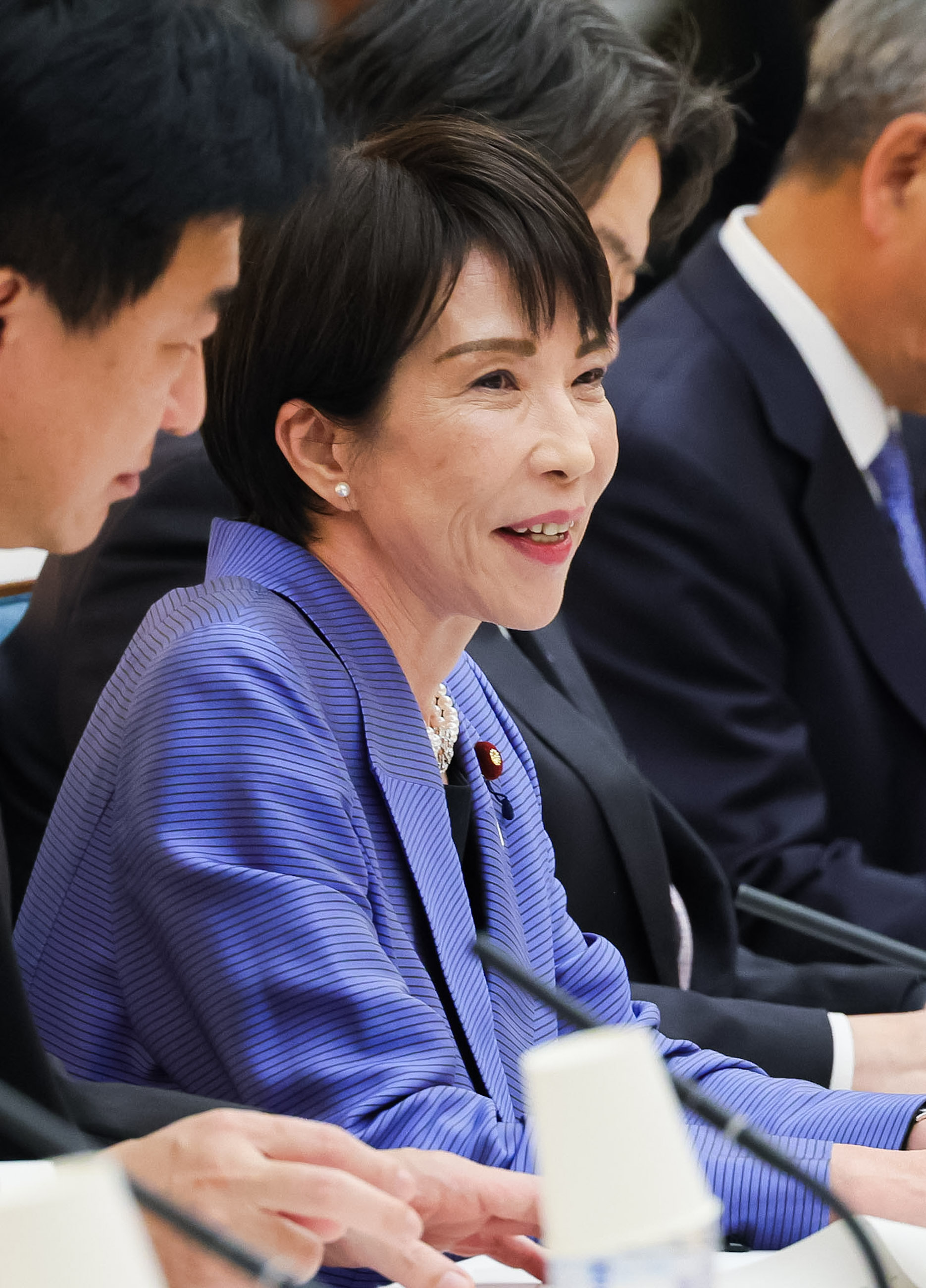 Prime Minister Takaichi attending the conference (2)