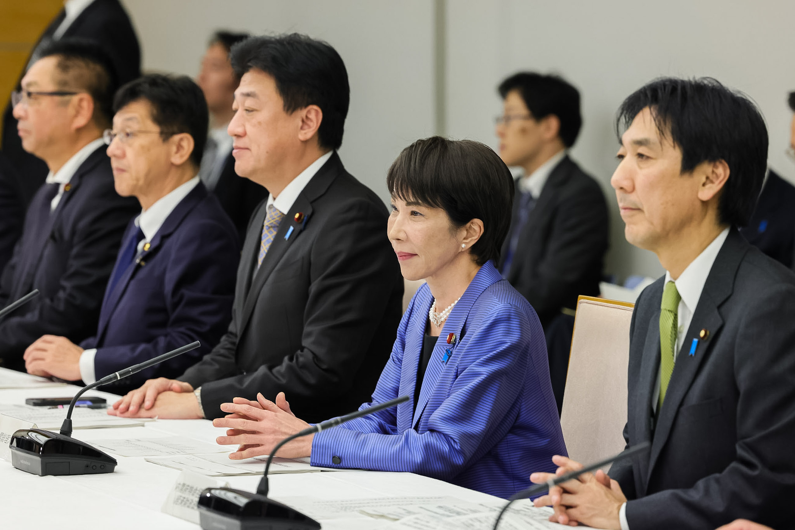Prime Minister Takaichi attending the meeting (1)