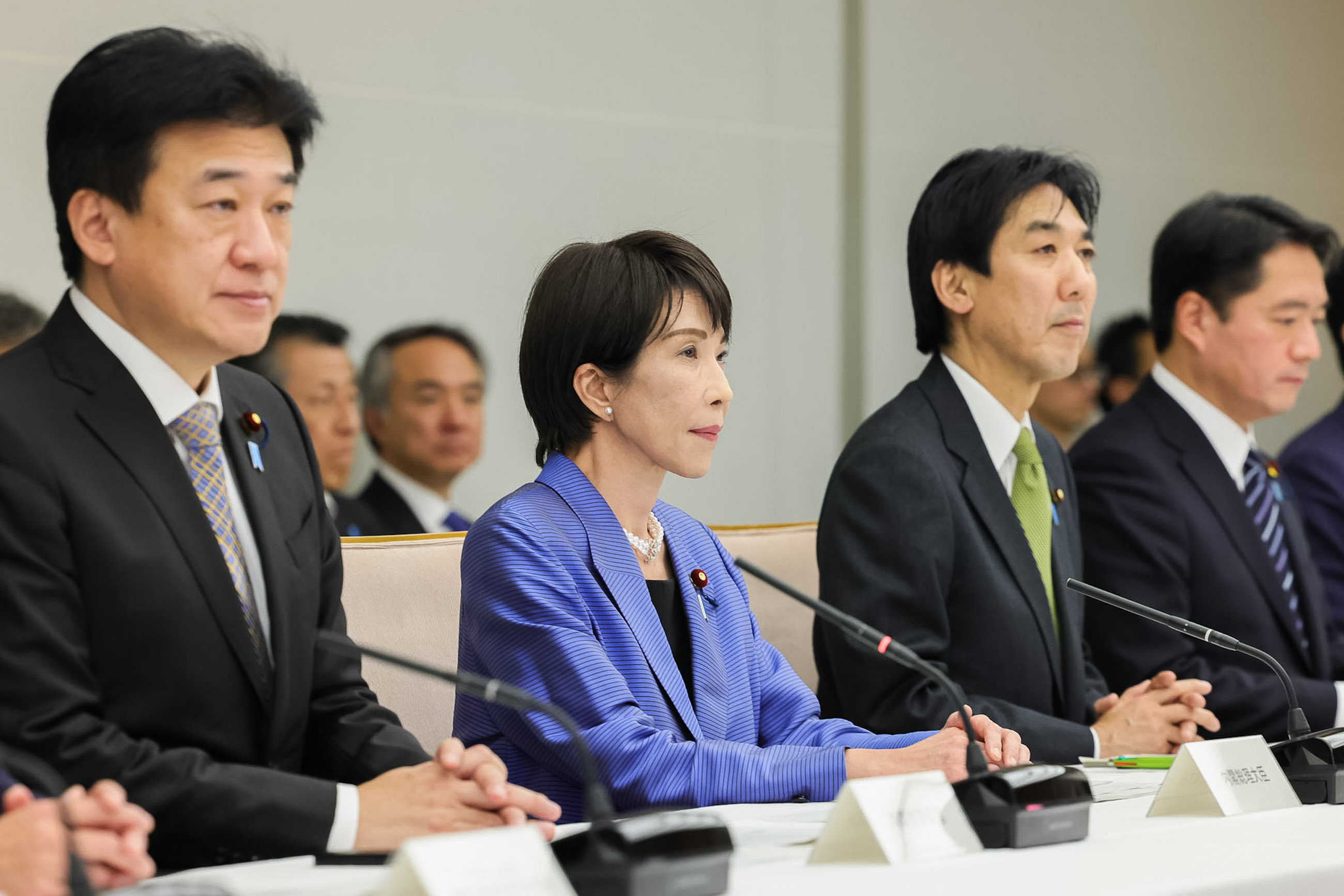 Prime Minister Takaichi attending the meeting (2)