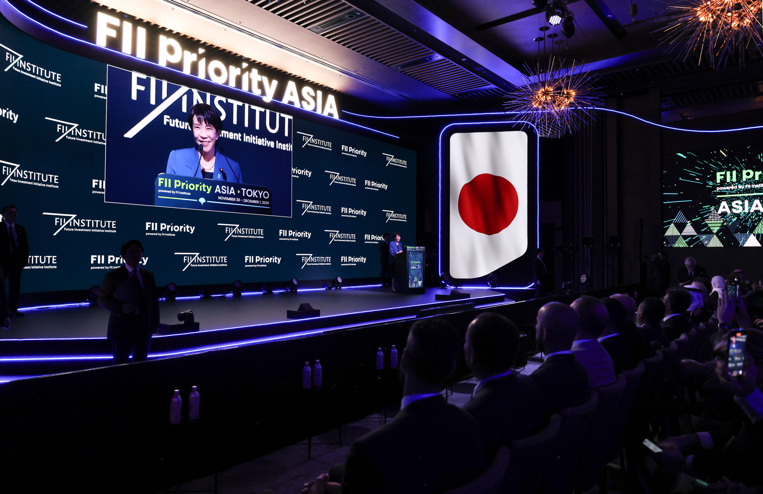 Prime Minister Takaichi delivering an address (2)