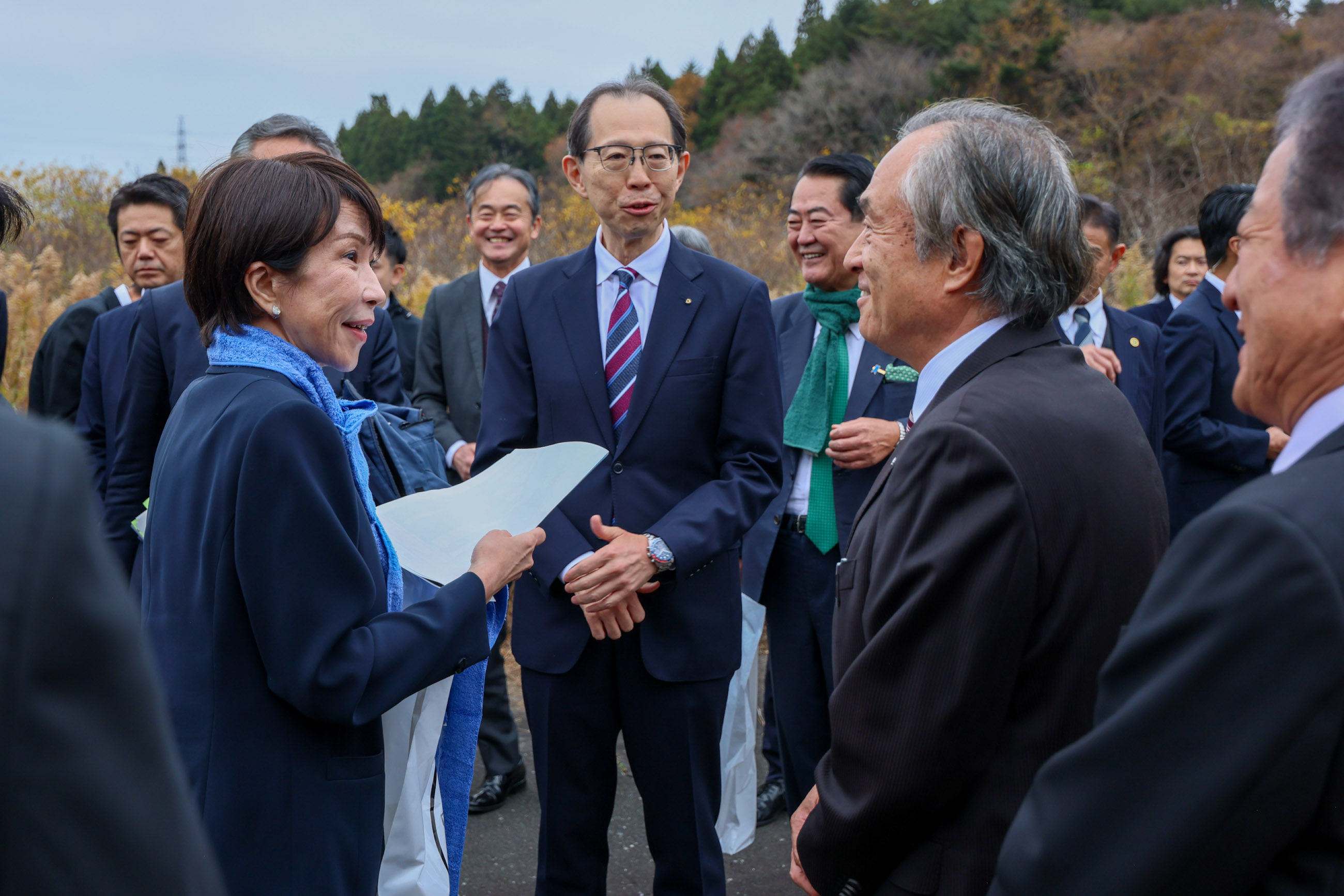 Prime Minister Takaichi visiting the Difficult-to-Return Zones in Futaba Town (5)