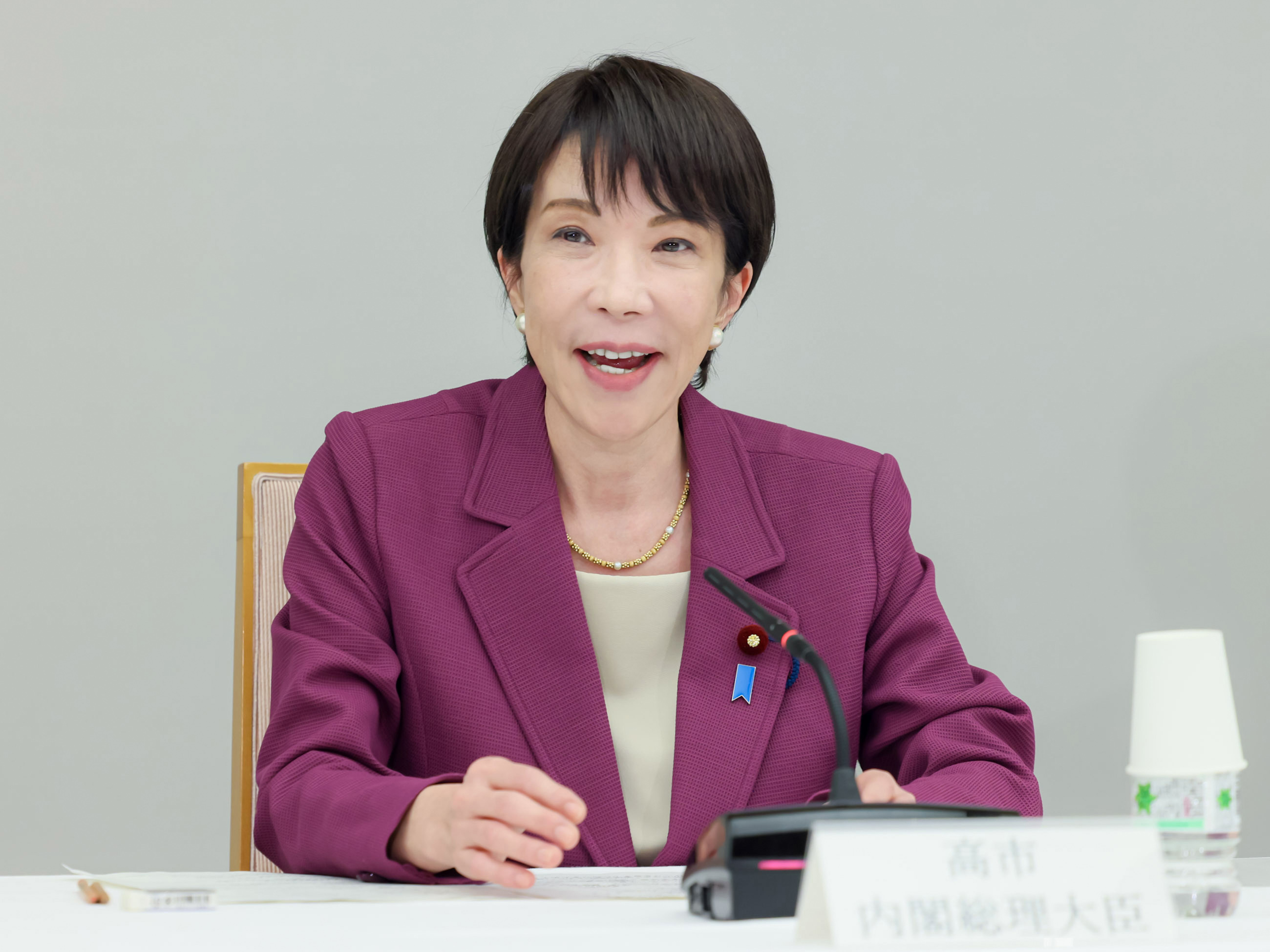 Prime Minister Takaichi wrapping up the meeting (4)