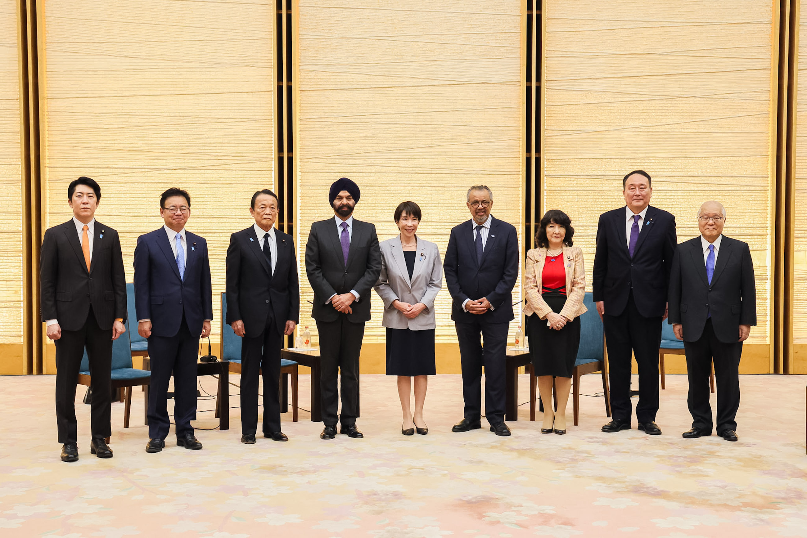 Courtesy Call from Mr. Ajay Banga, President of the World Bank Group, and Dr. Tedros Adhanom, Director-General of the World Health Organization (WHO)