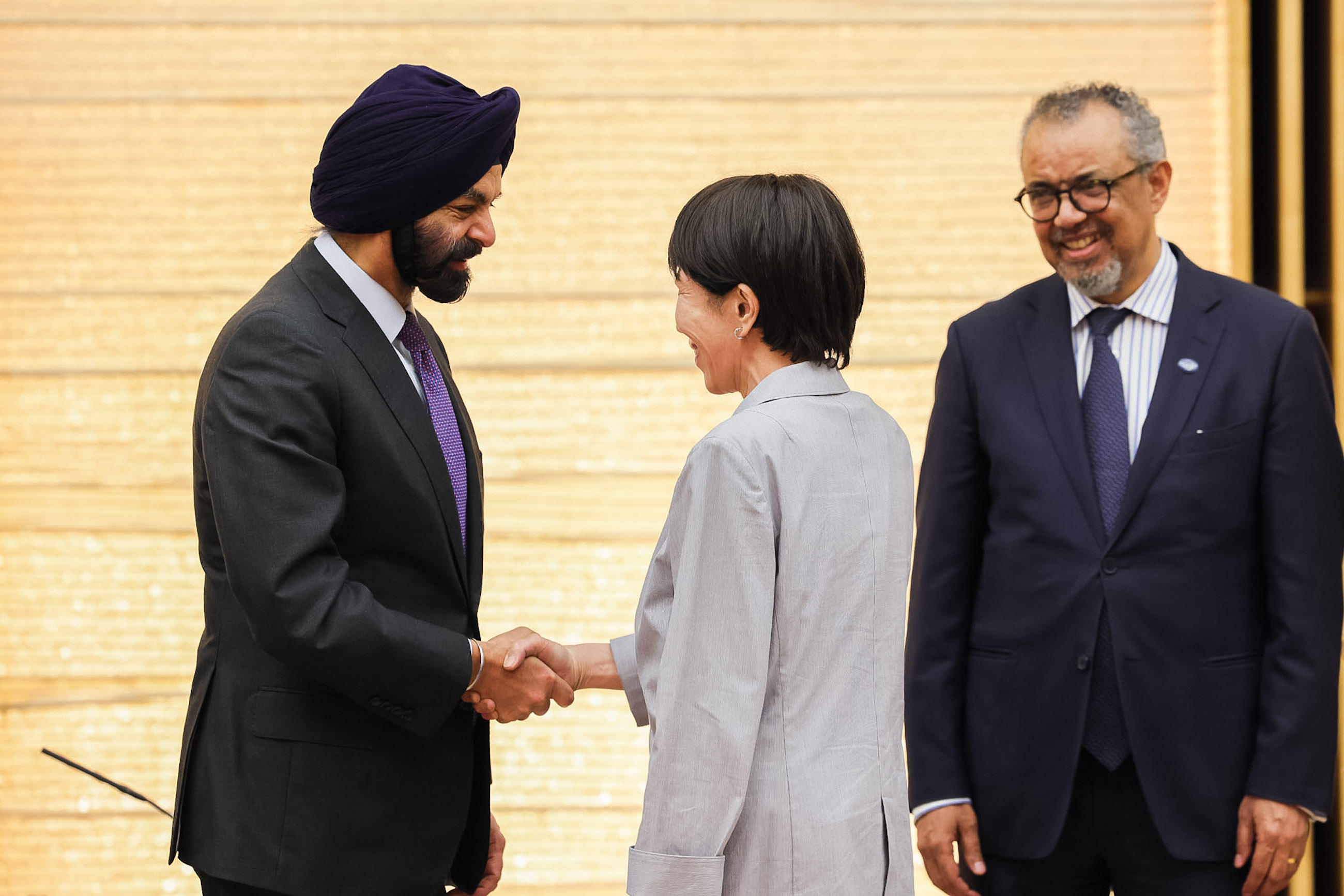 Prime Minister Takaichi receiving a courtesy call (2)