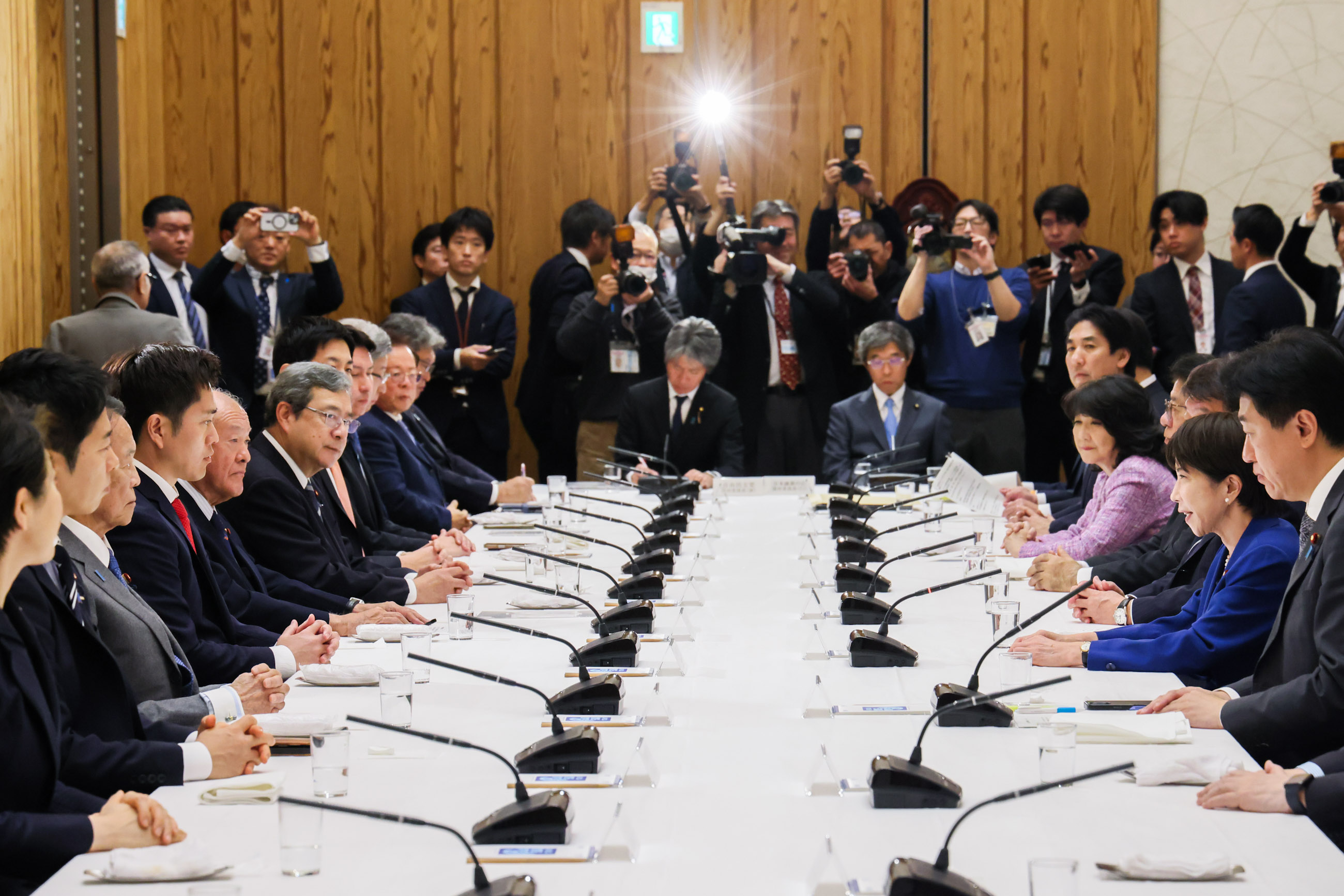 Prime Minister Takaichi delivering an address (3)