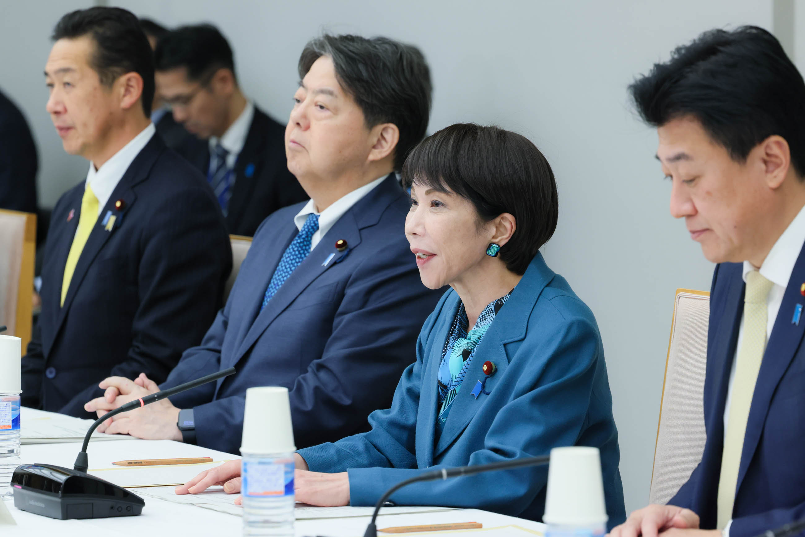 Prime Minister Takaichi making remarks (1)