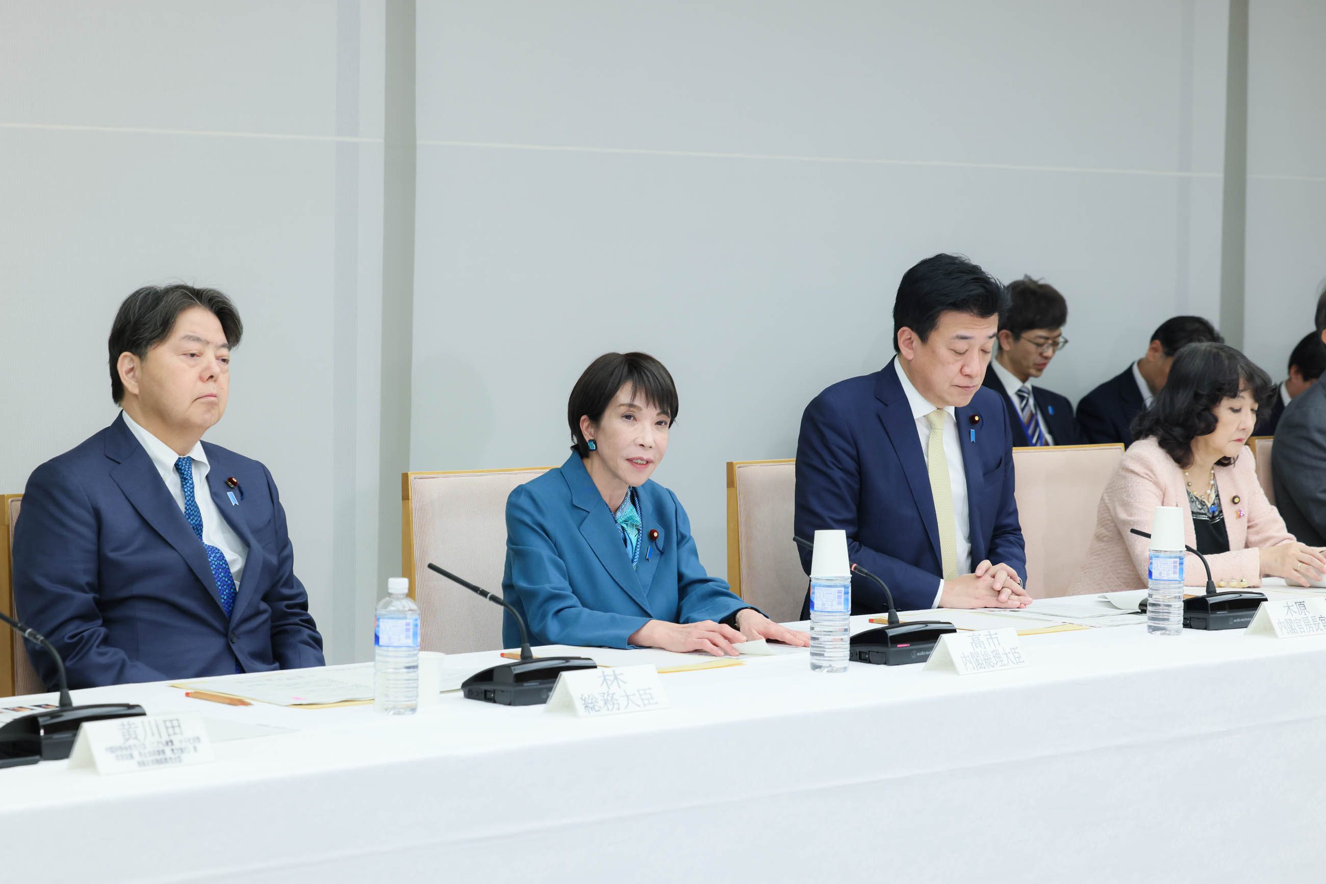 Prime Minister Takaichi making remarks (6)