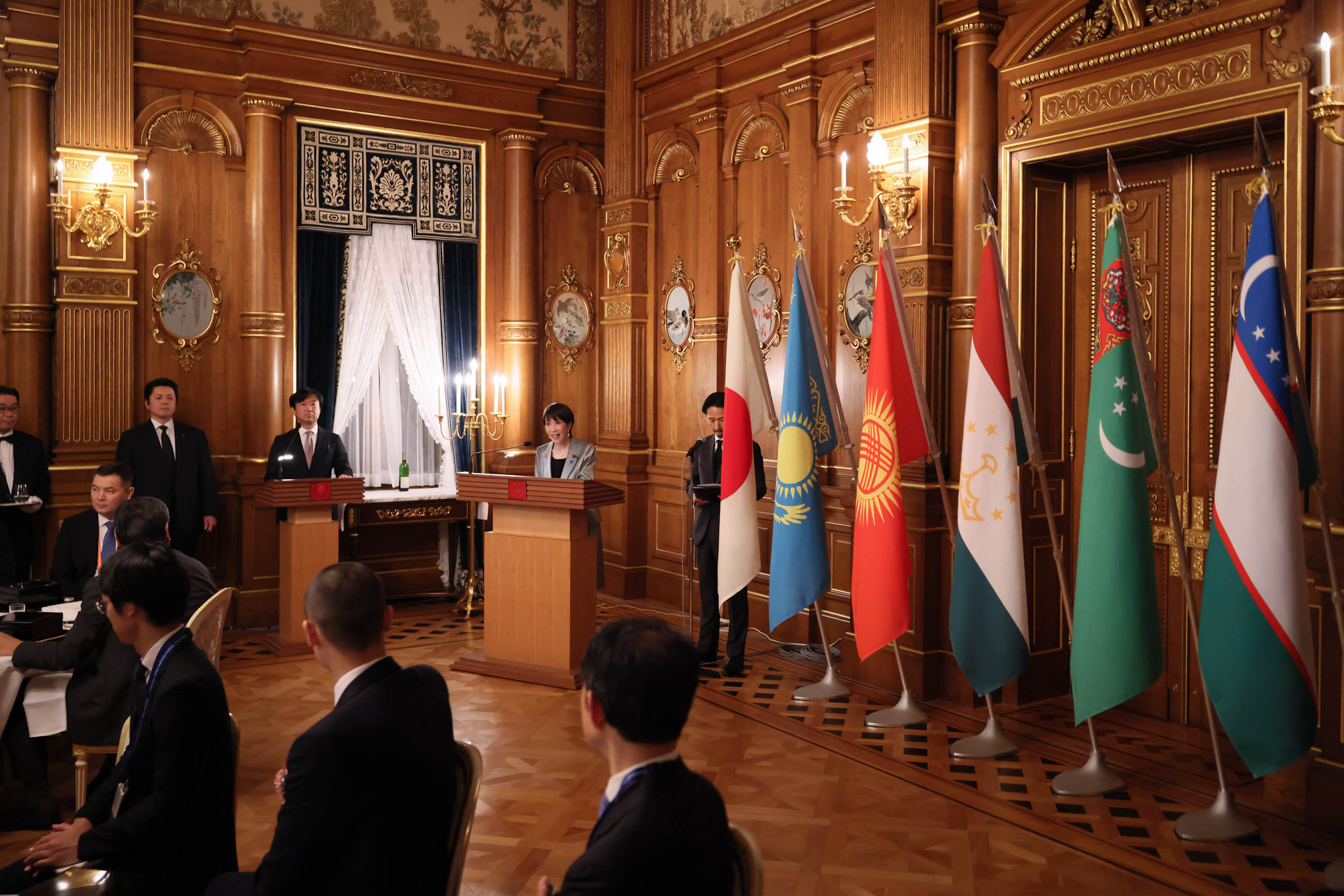 Prime Minister Takaichi delivering an address (2)