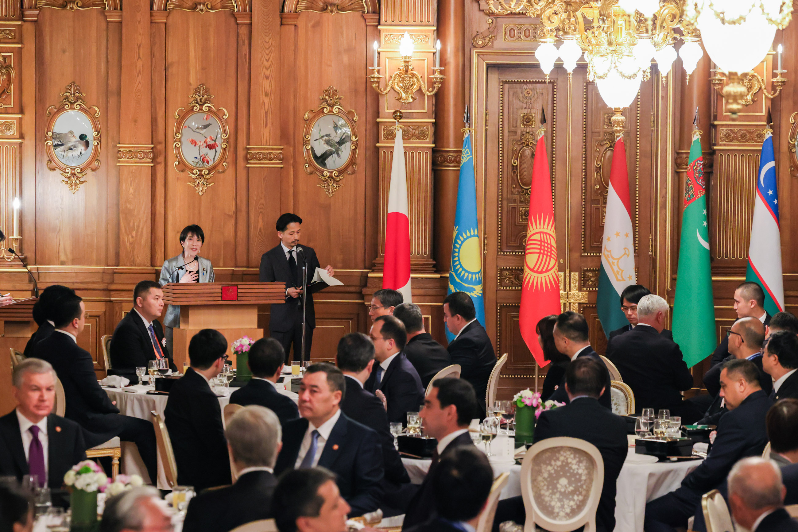 Prime Minister Takaichi delivering an address (6)