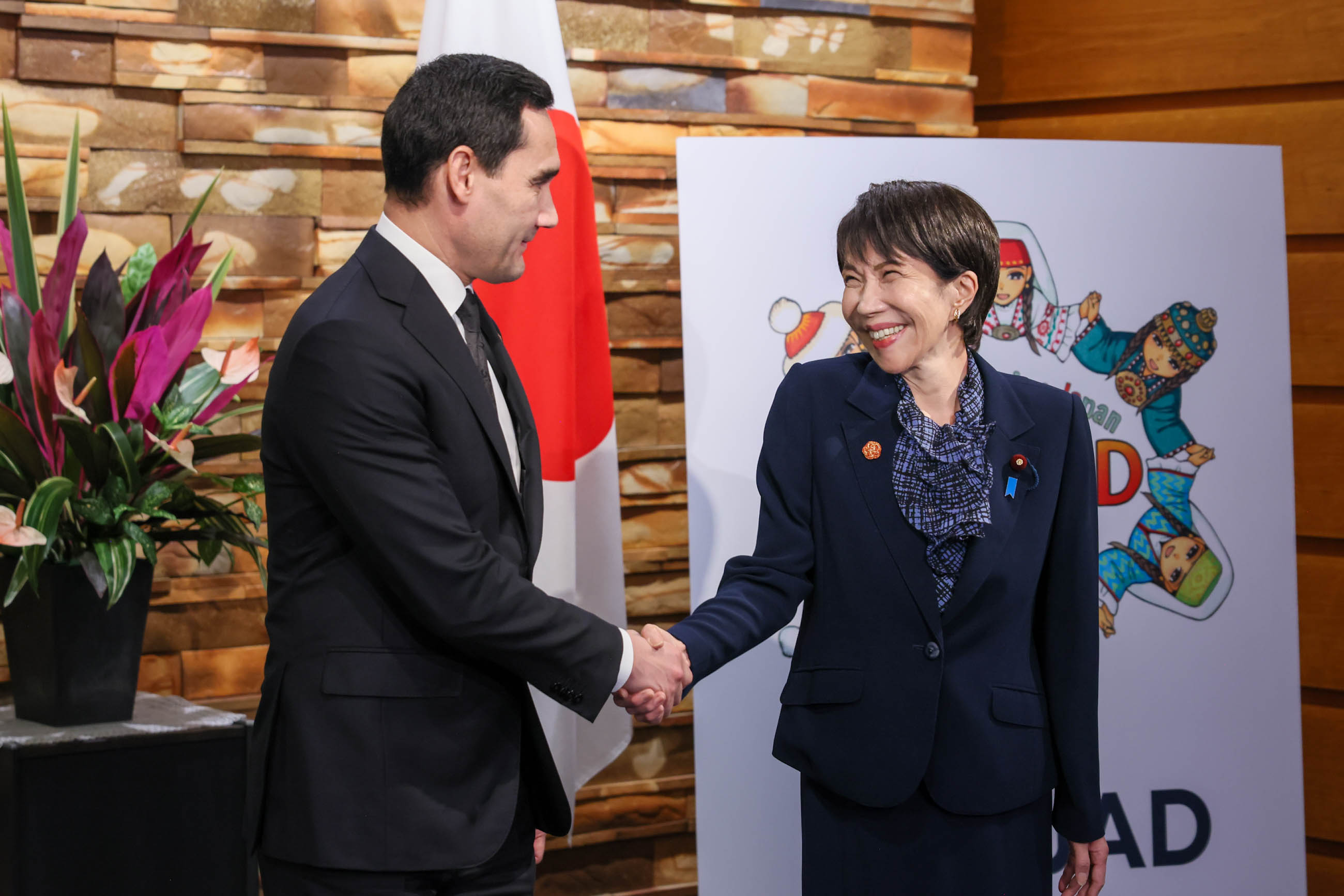 Japan-Turkmenistan Summit Meeting (2)