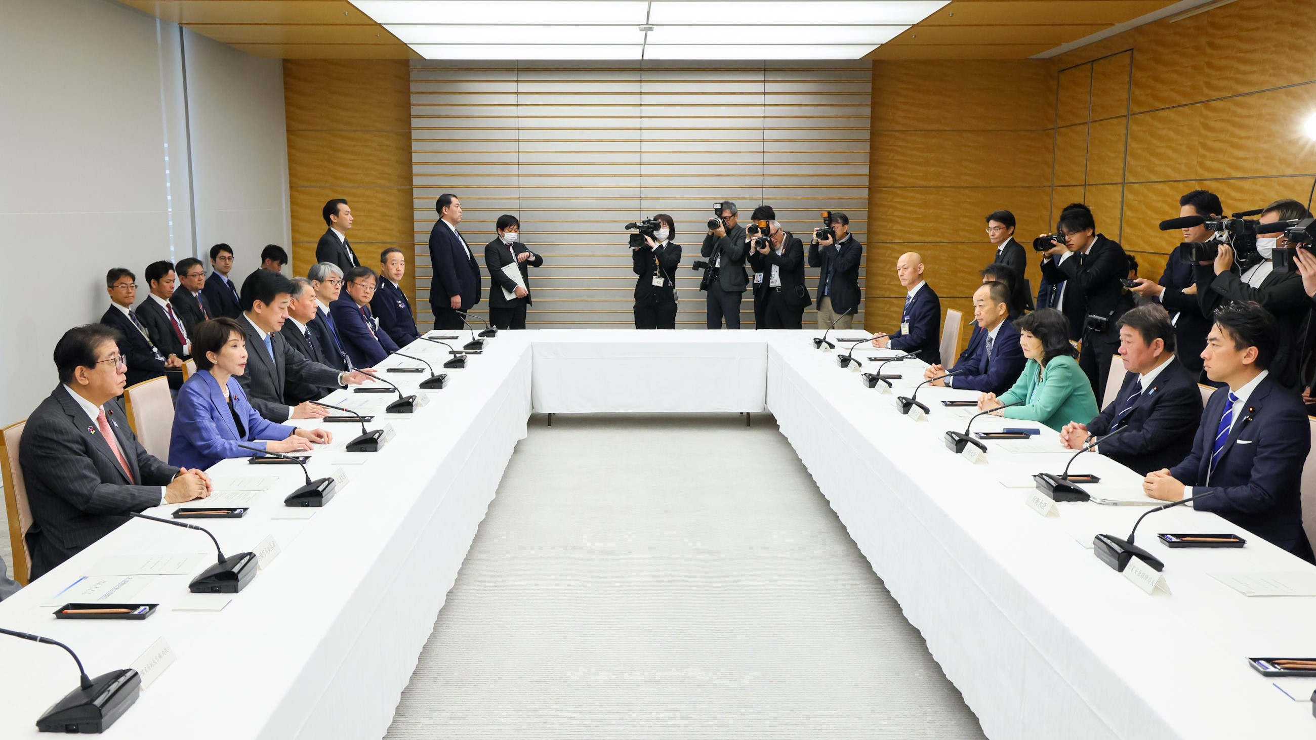 Prime Minister Takaichi making a remark (2)