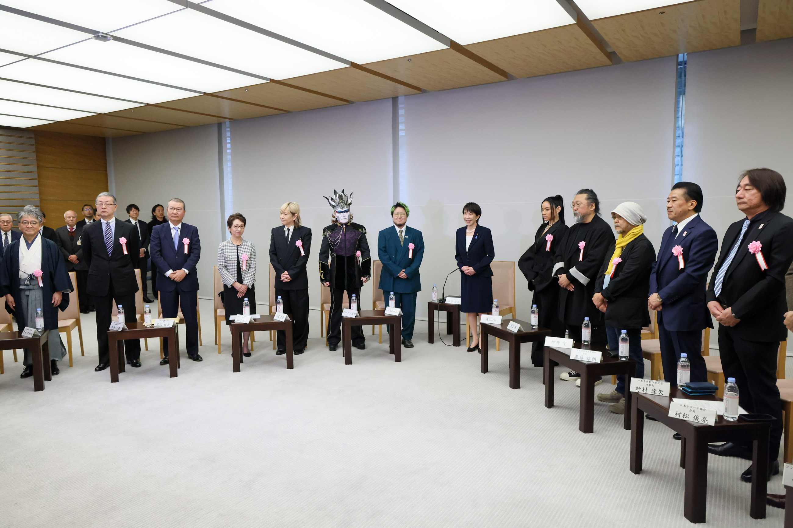 Scene from the exchange of views with the content industry