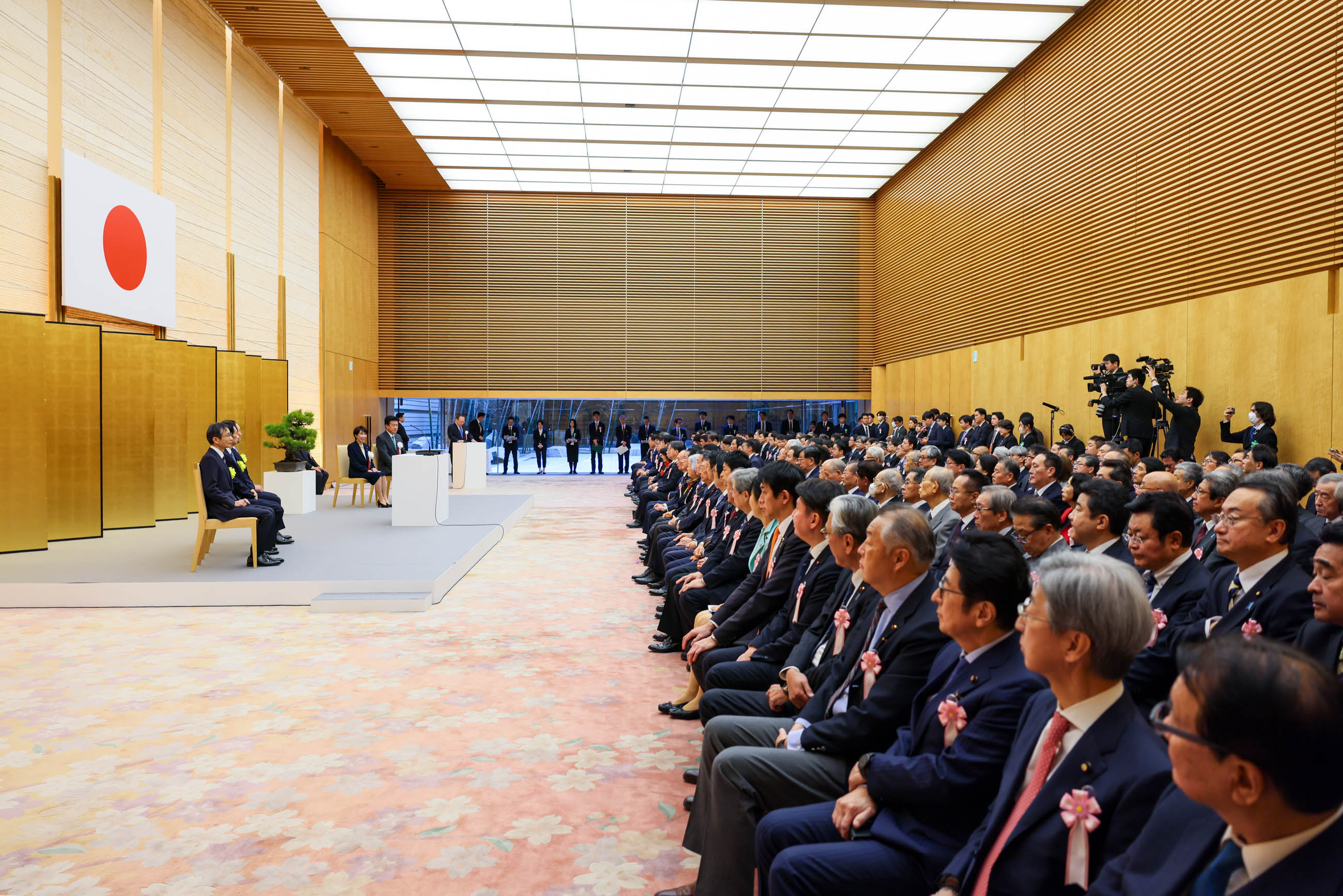 Scene from the ceremony 