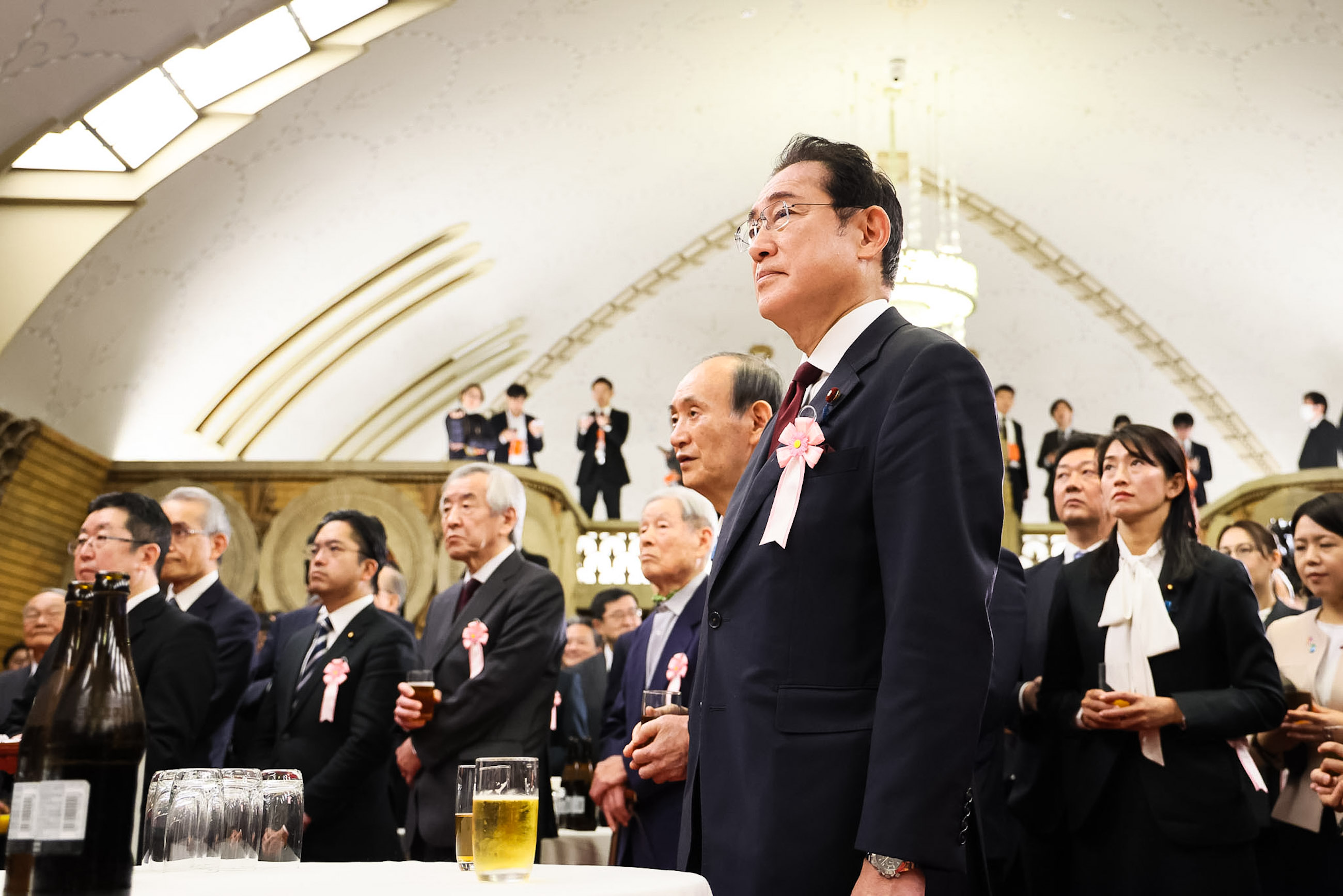 Successive Prime Ministers attending the celebration 