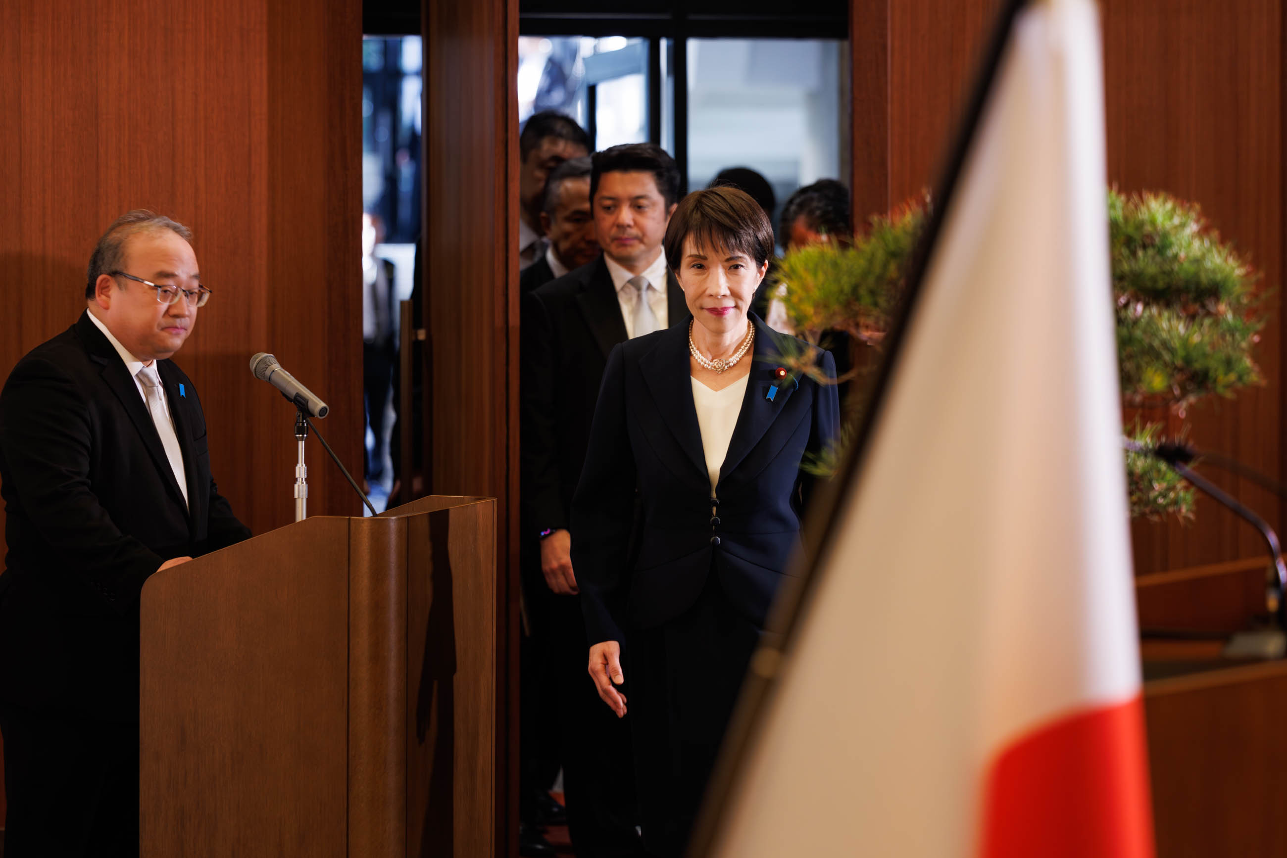 Prime Minister Takaichi holding the press conference (2)