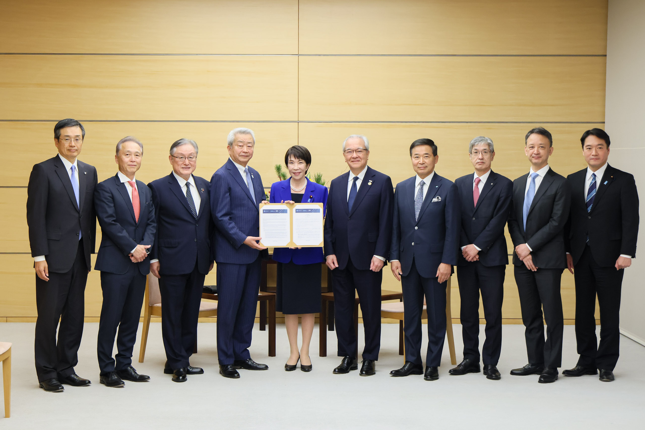 Courtesy Call from Representatives Led by Mr. SAWADA, Advisor to the Japan-U.S. Business Council