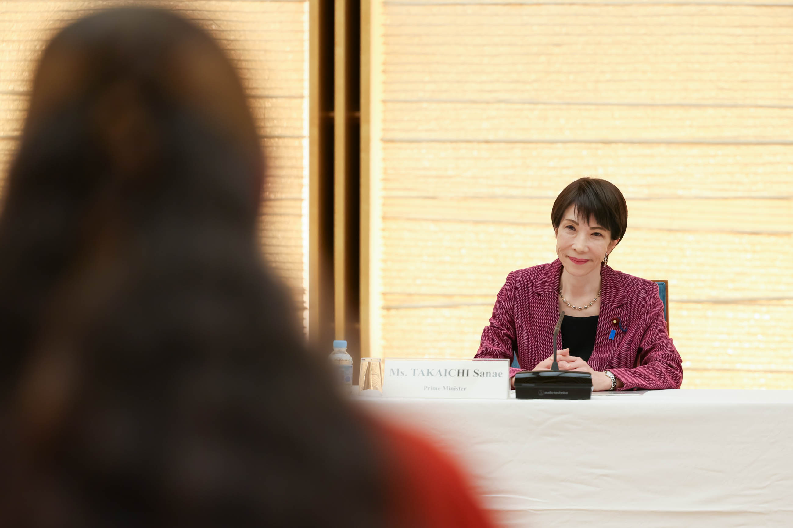 Prime Minister Takaichi holding a meeting (12)