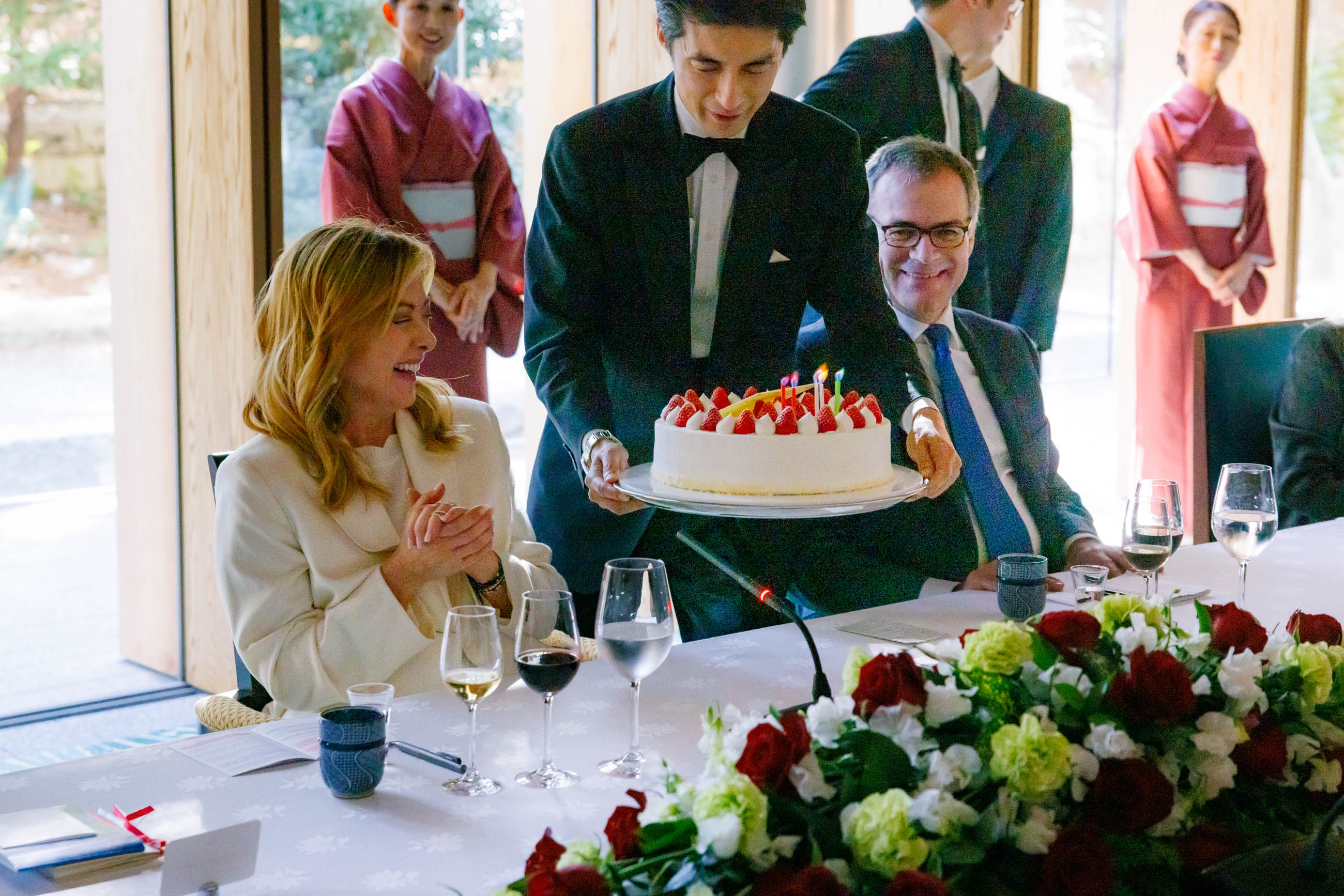 Scene from the working lunch (4)