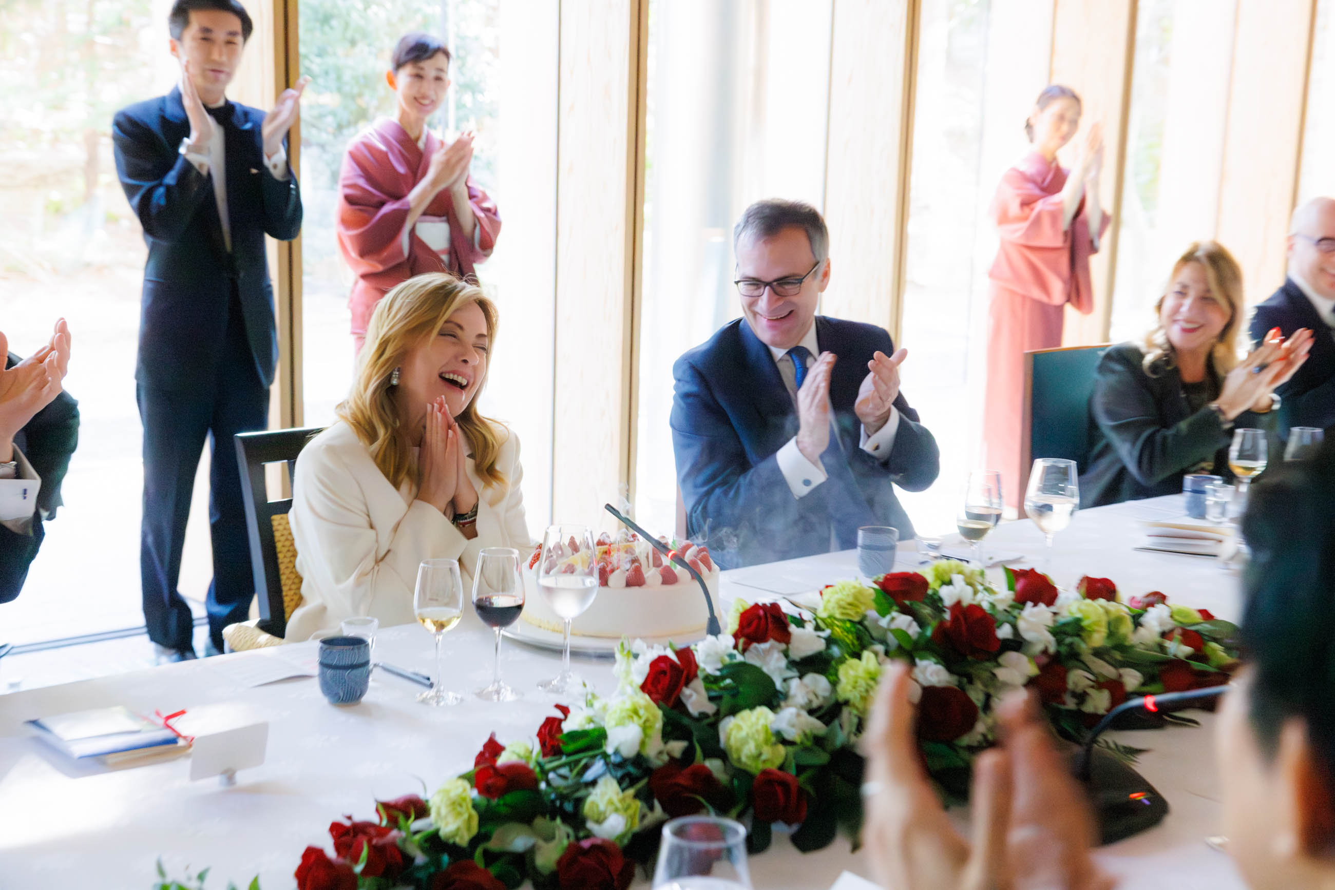 Scene from the working lunch (7)