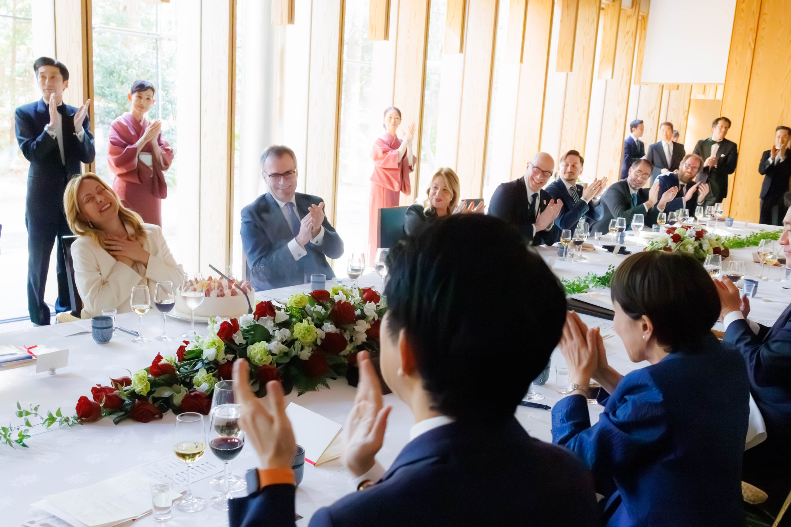 Scene from the working lunch (8)