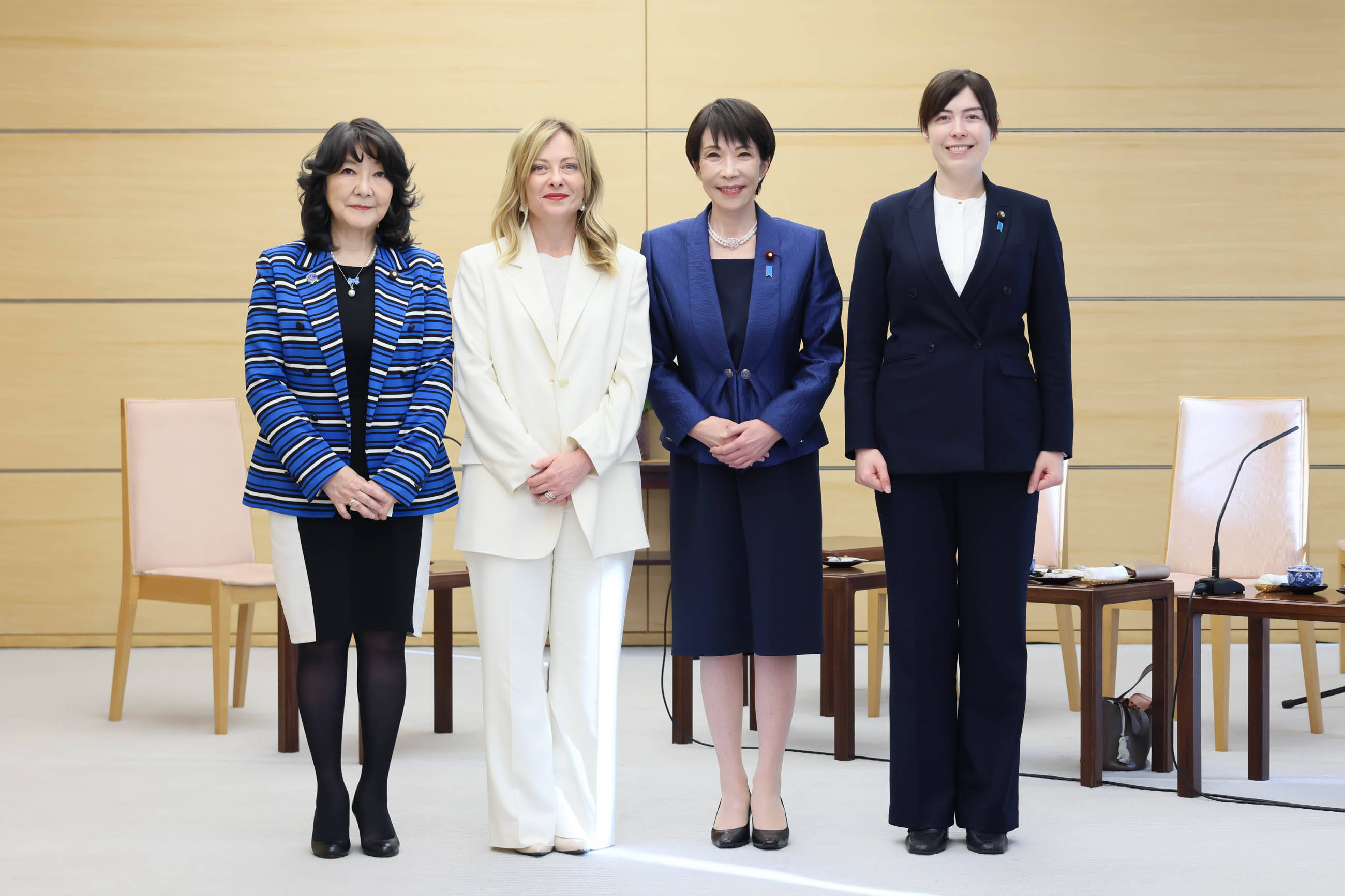 Scene from the small-group meeting with the participation of female ministers