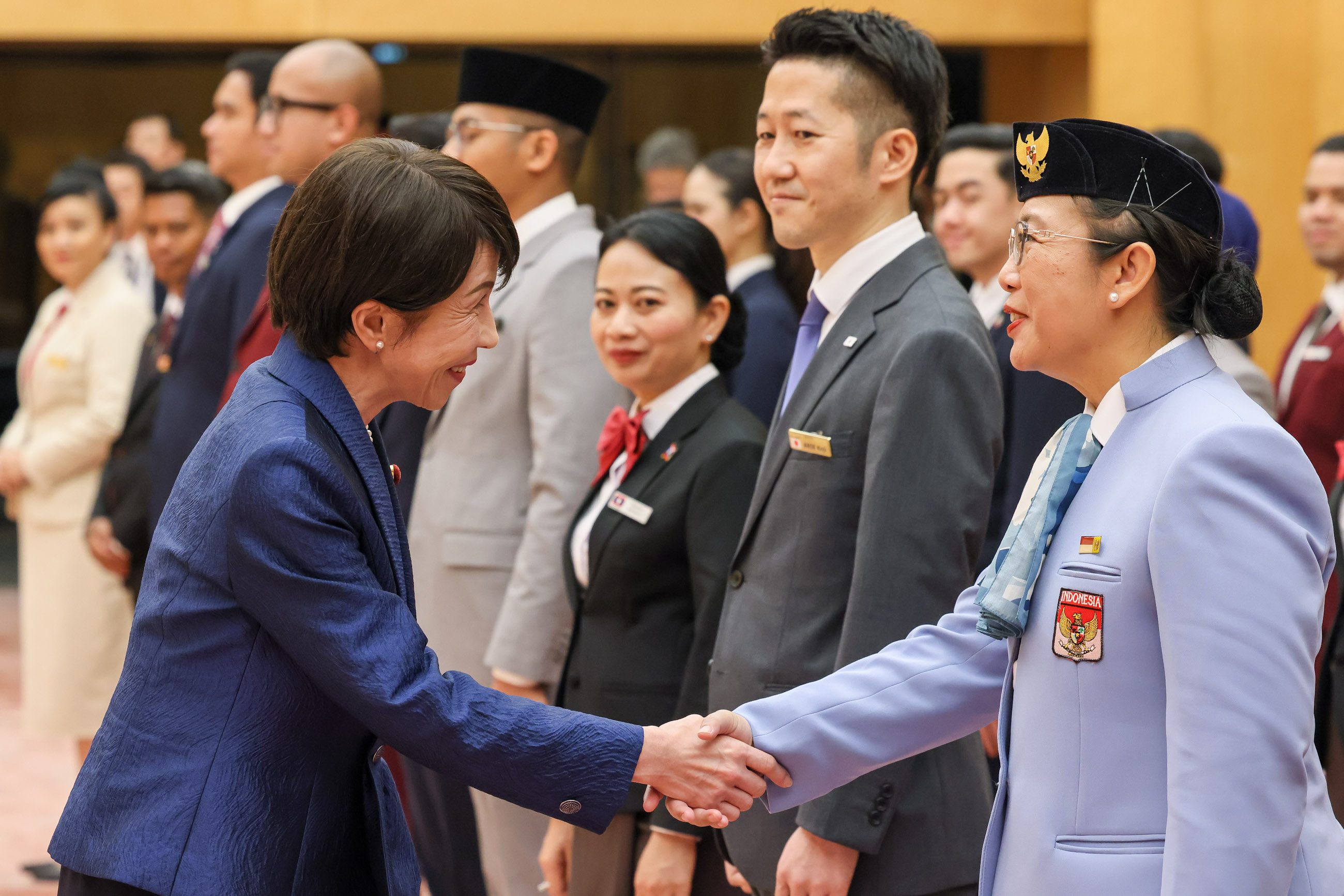 Prime Minister Takaichi receiving a courtesy call (2)