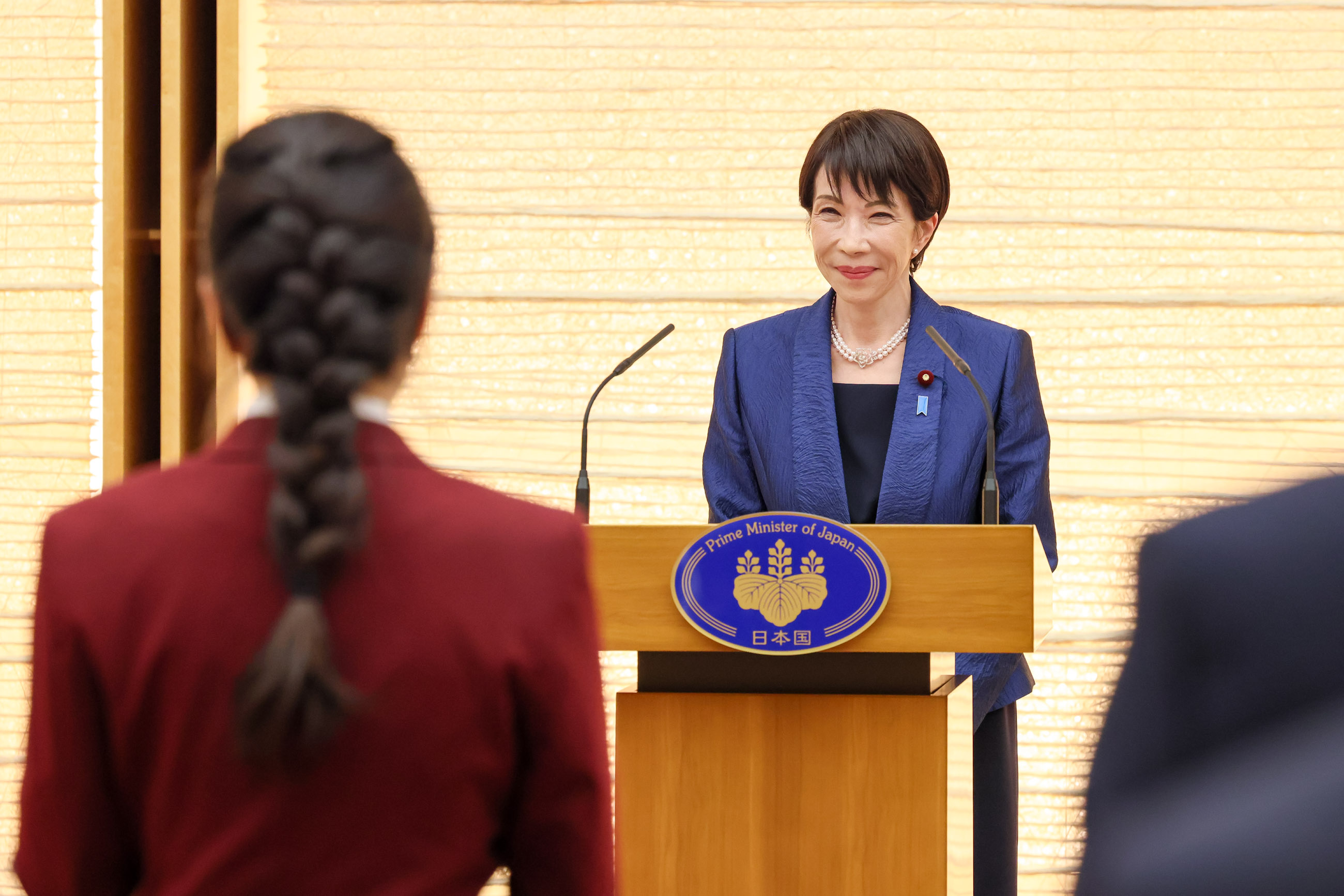 Prime Minister Takaichi receiving a courtesy call (4)