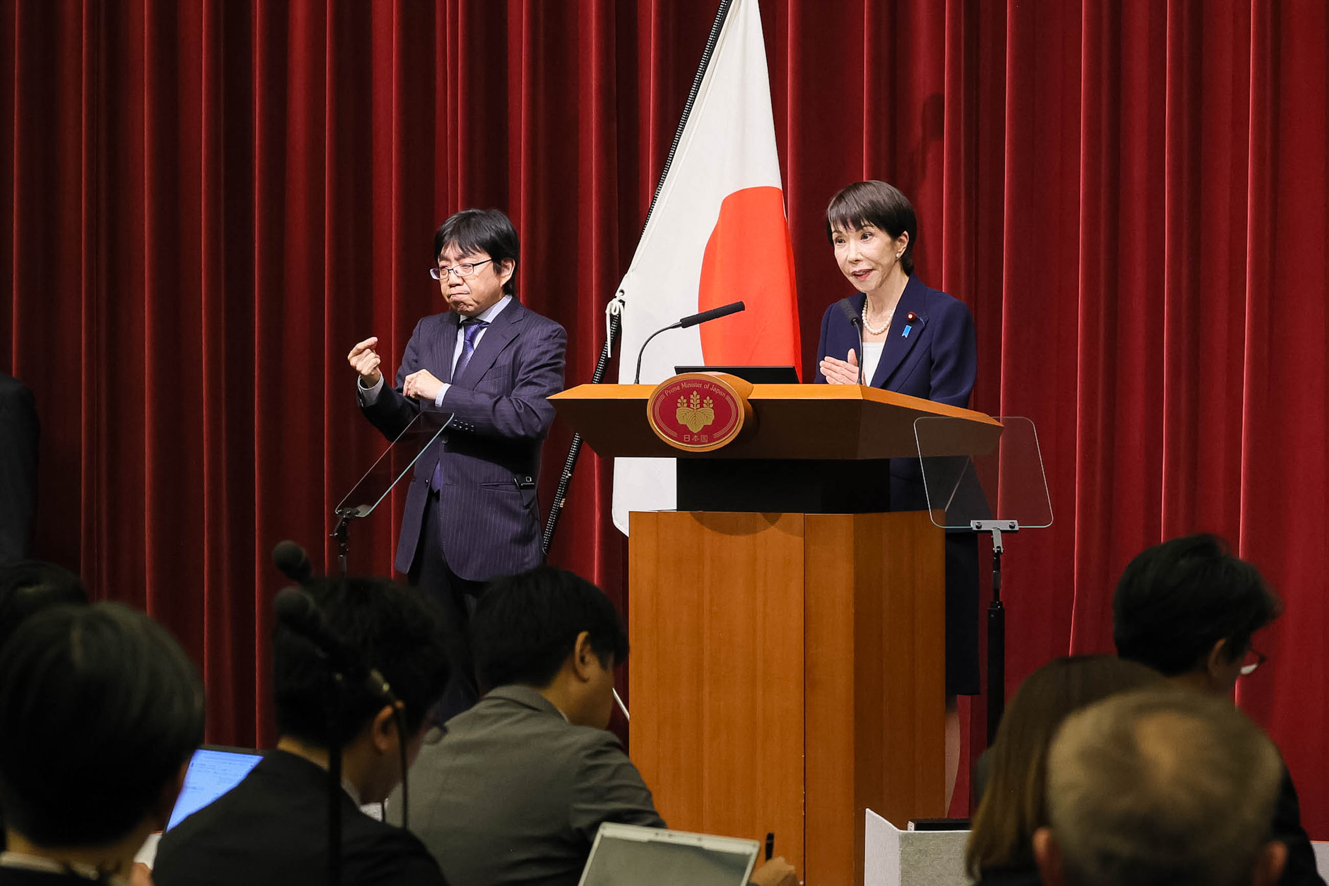 Prime Minister Takaichi holding a press conference (14)