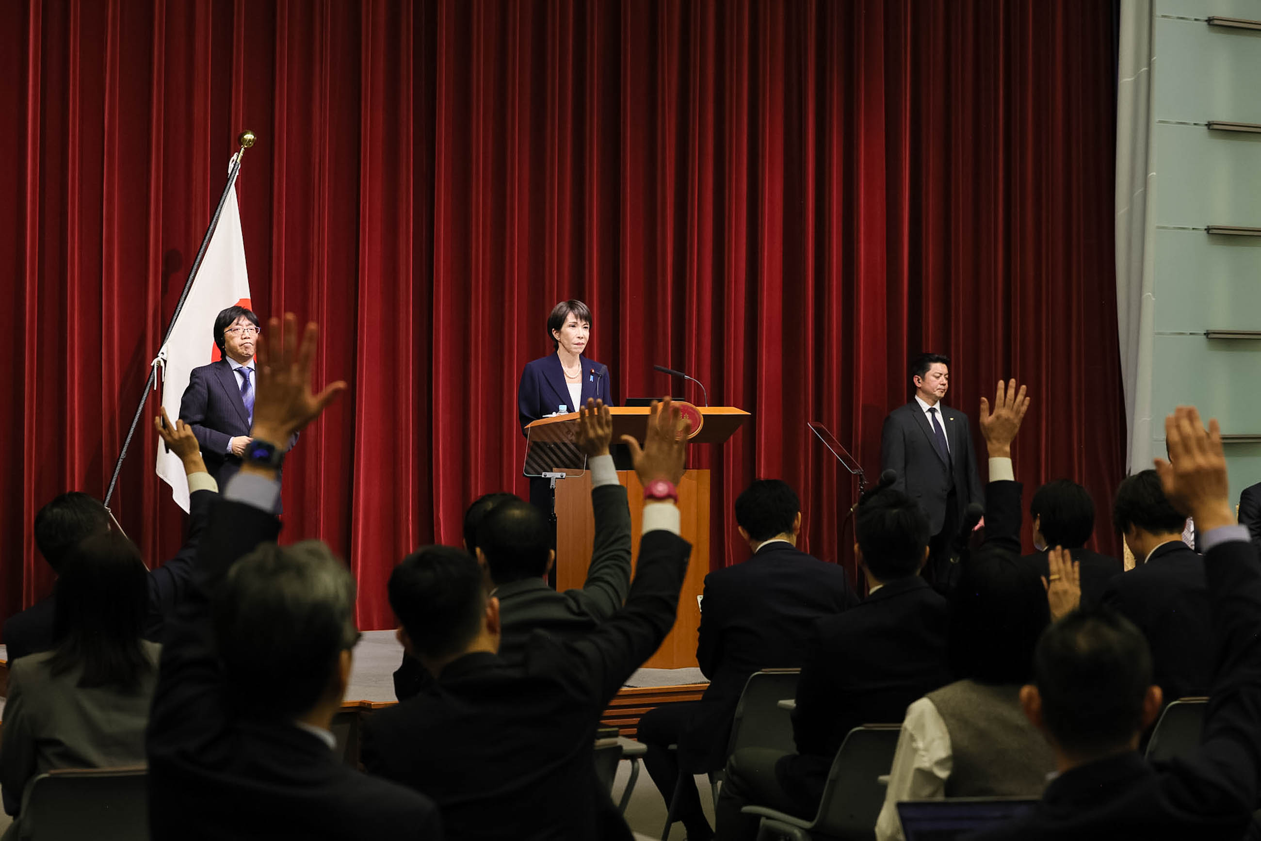 Prime Minister Takaichi holding a press conference (16)