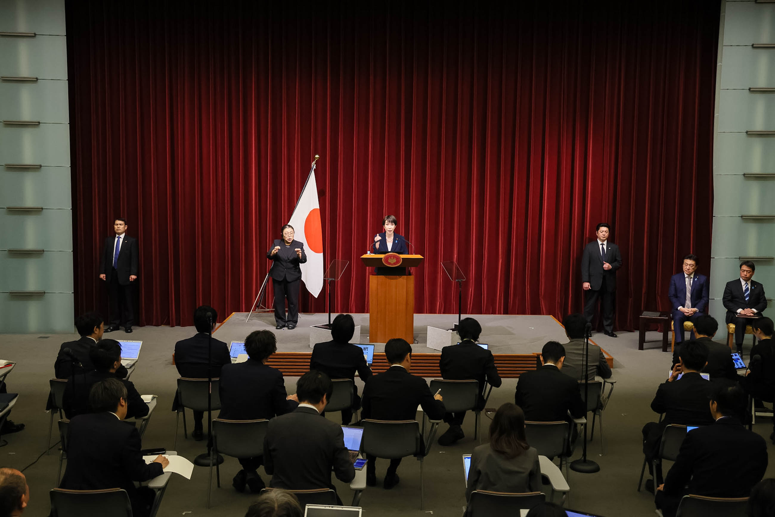 Prime Minister Takaichi holding a press conference (18)