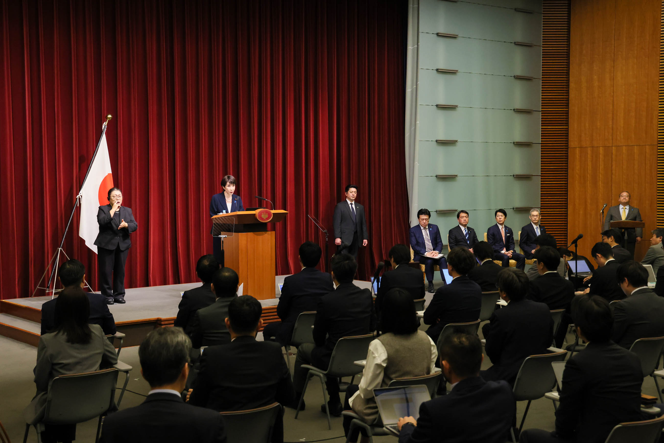 Prime Minister Takaichi holding a press conference (19)