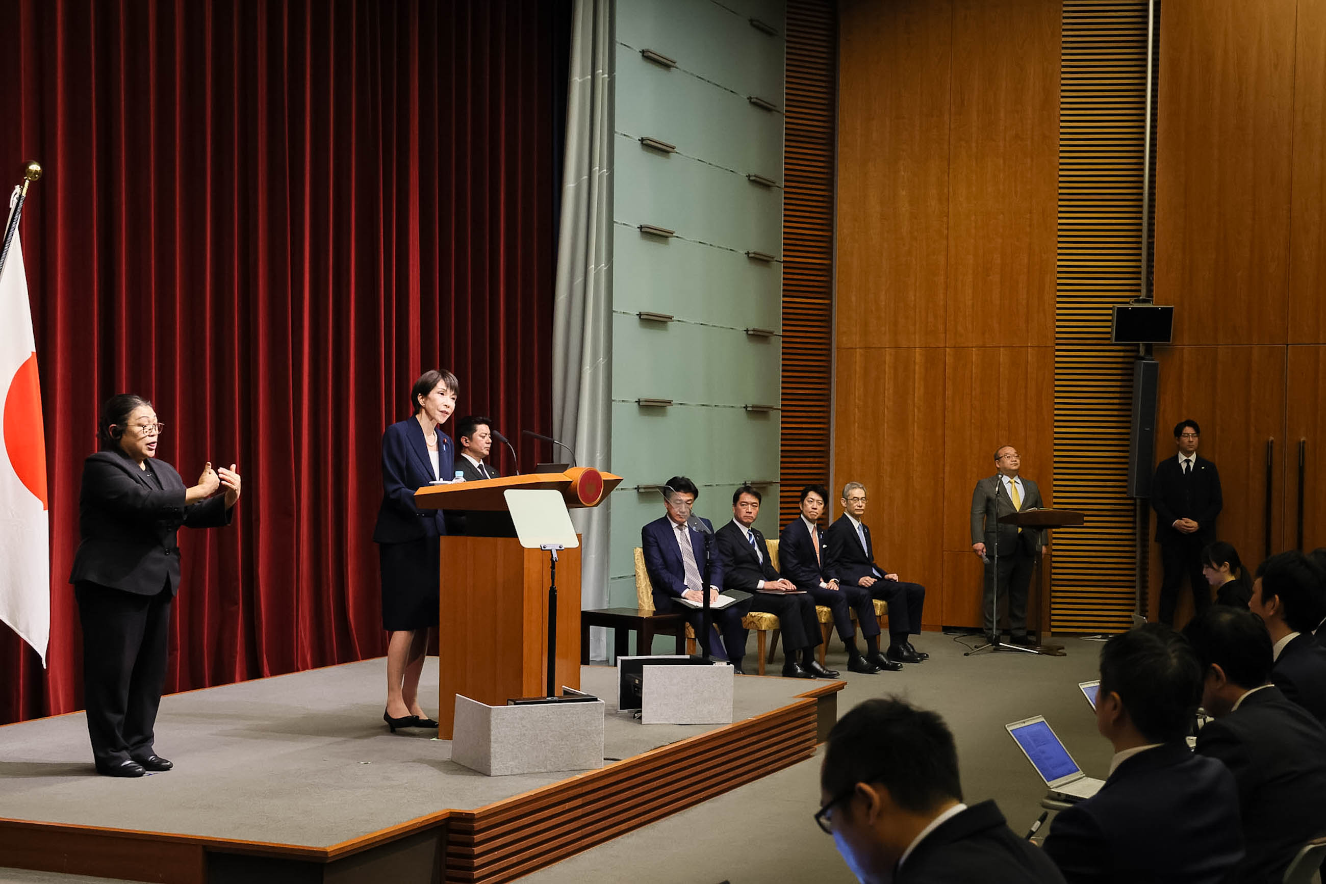 Prime Minister Takaichi holding a press conference (21)