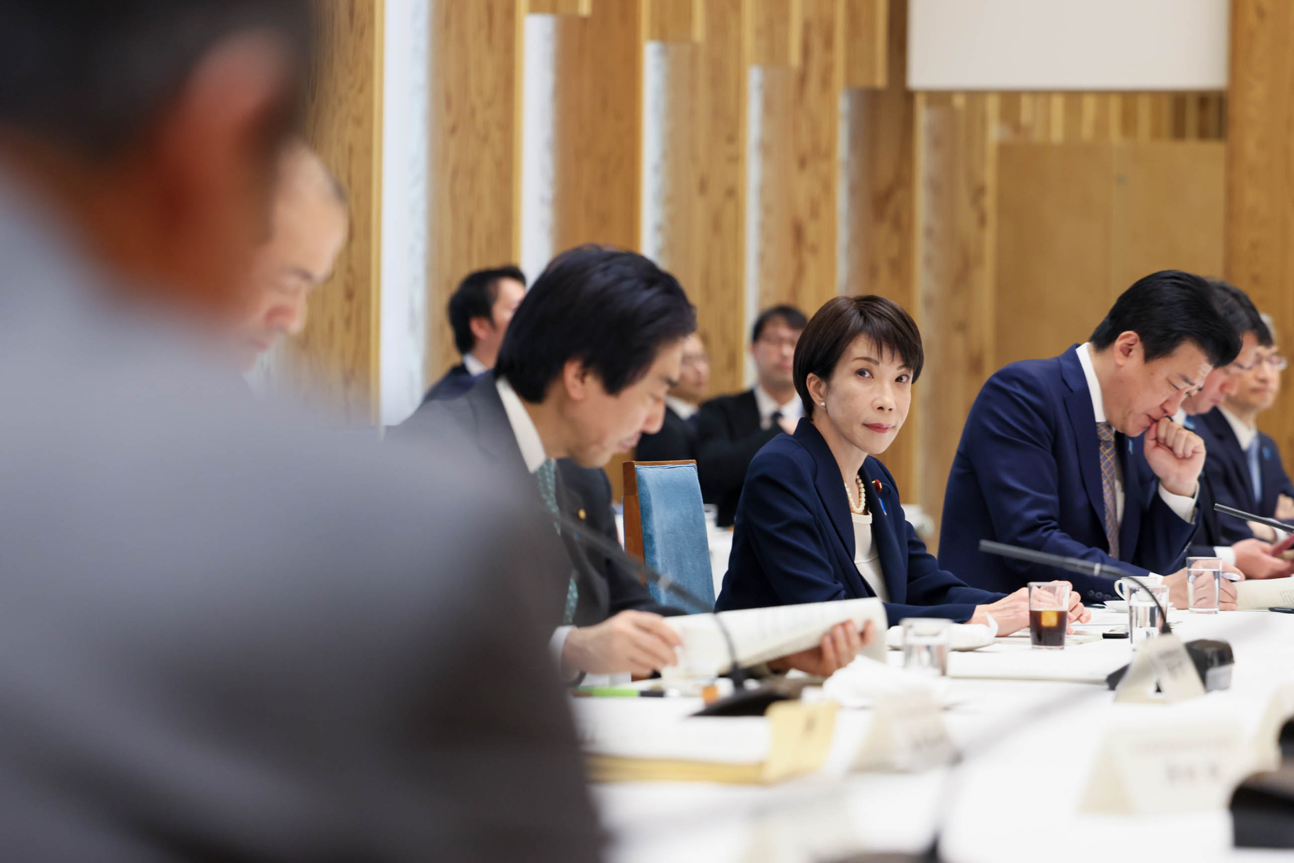 Prime Minister Takaichi delivering her remarks (2)