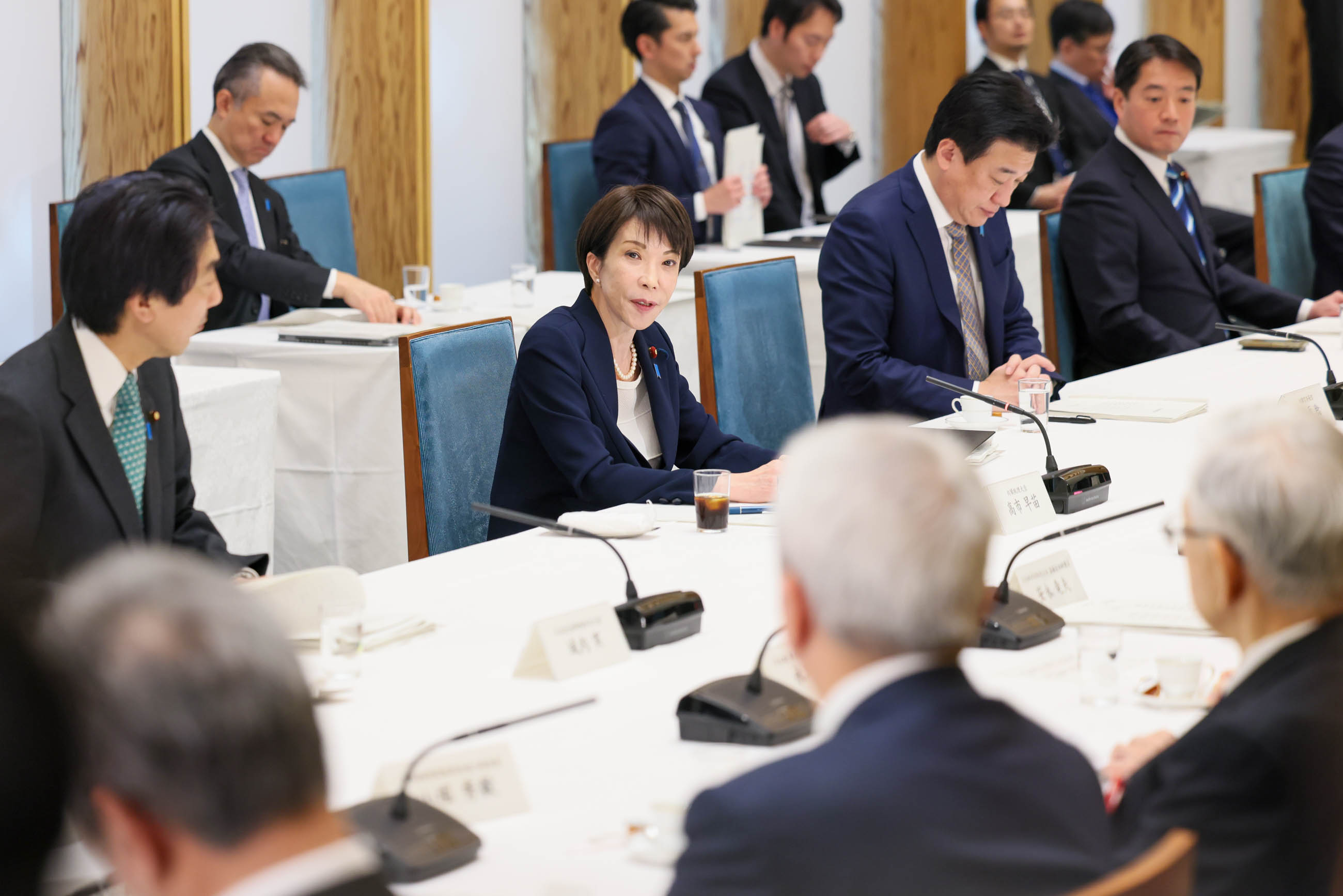 Prime Minister Takaichi delivering her remarks (3)