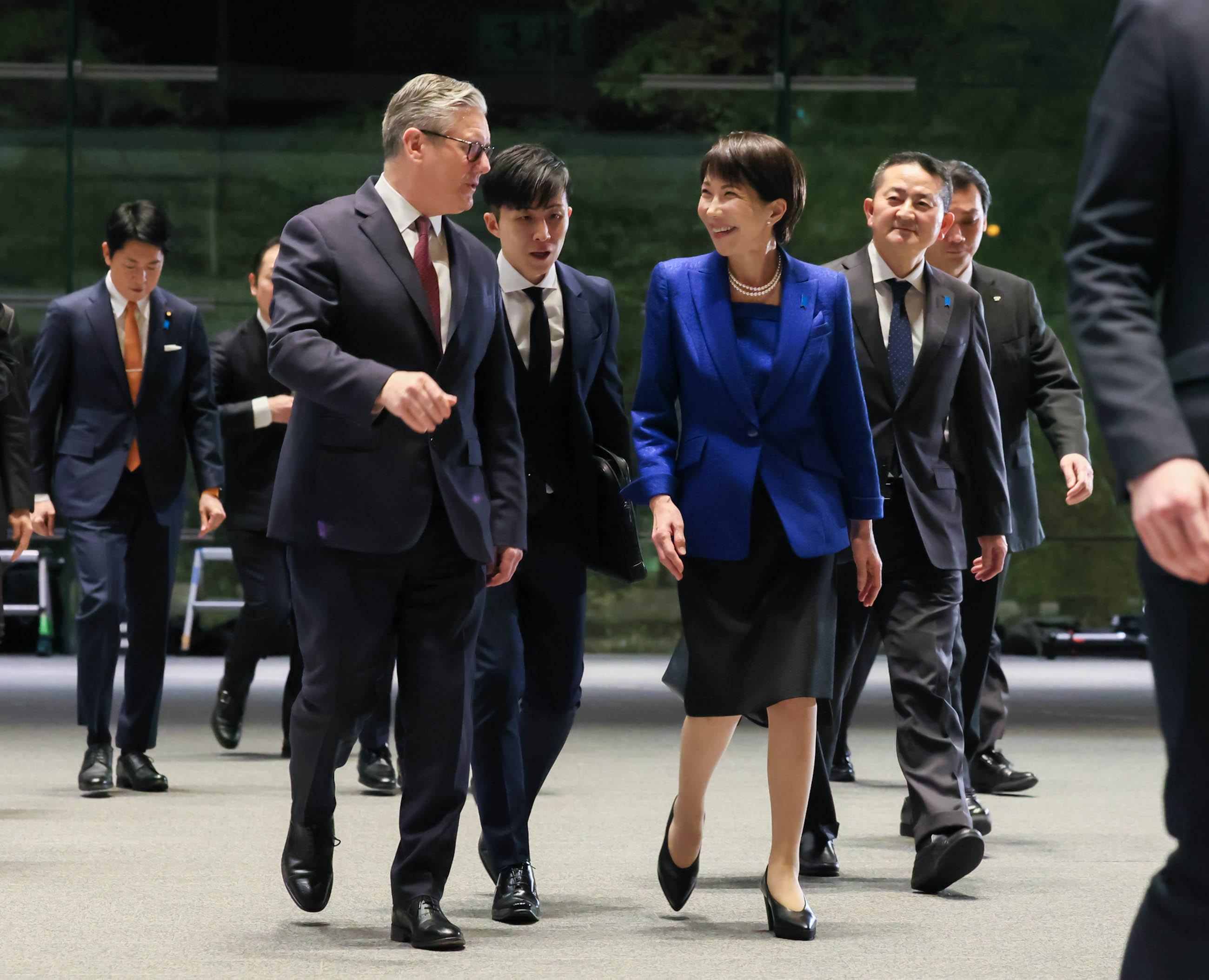 The two leaders ahead of the working dinner (2)