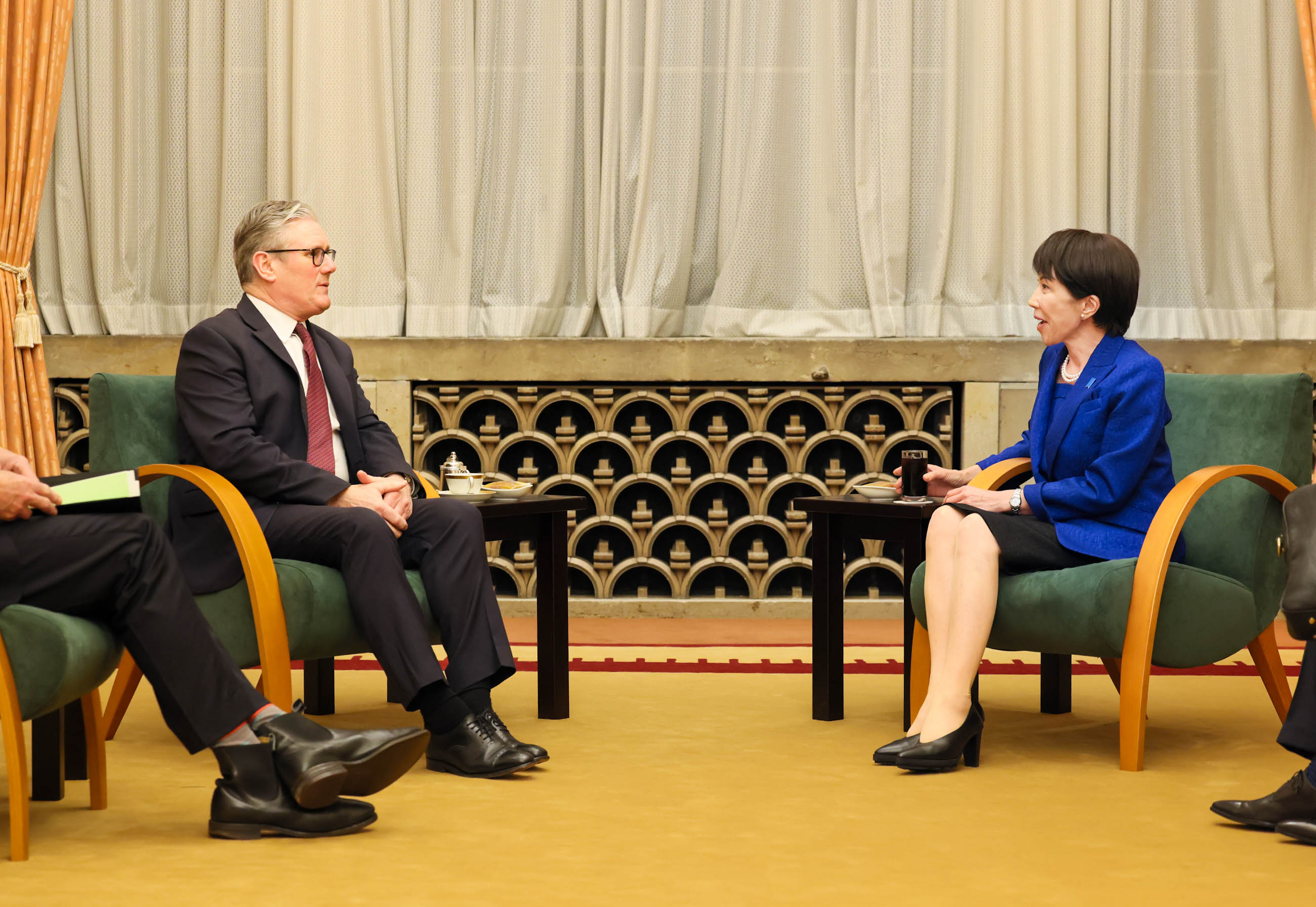 The two leaders in conversation (5)