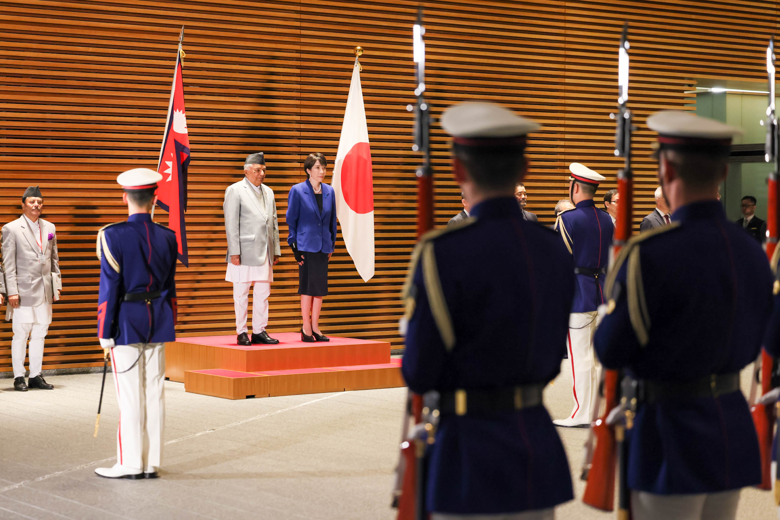 Salute and guard of honor ceremony (3)