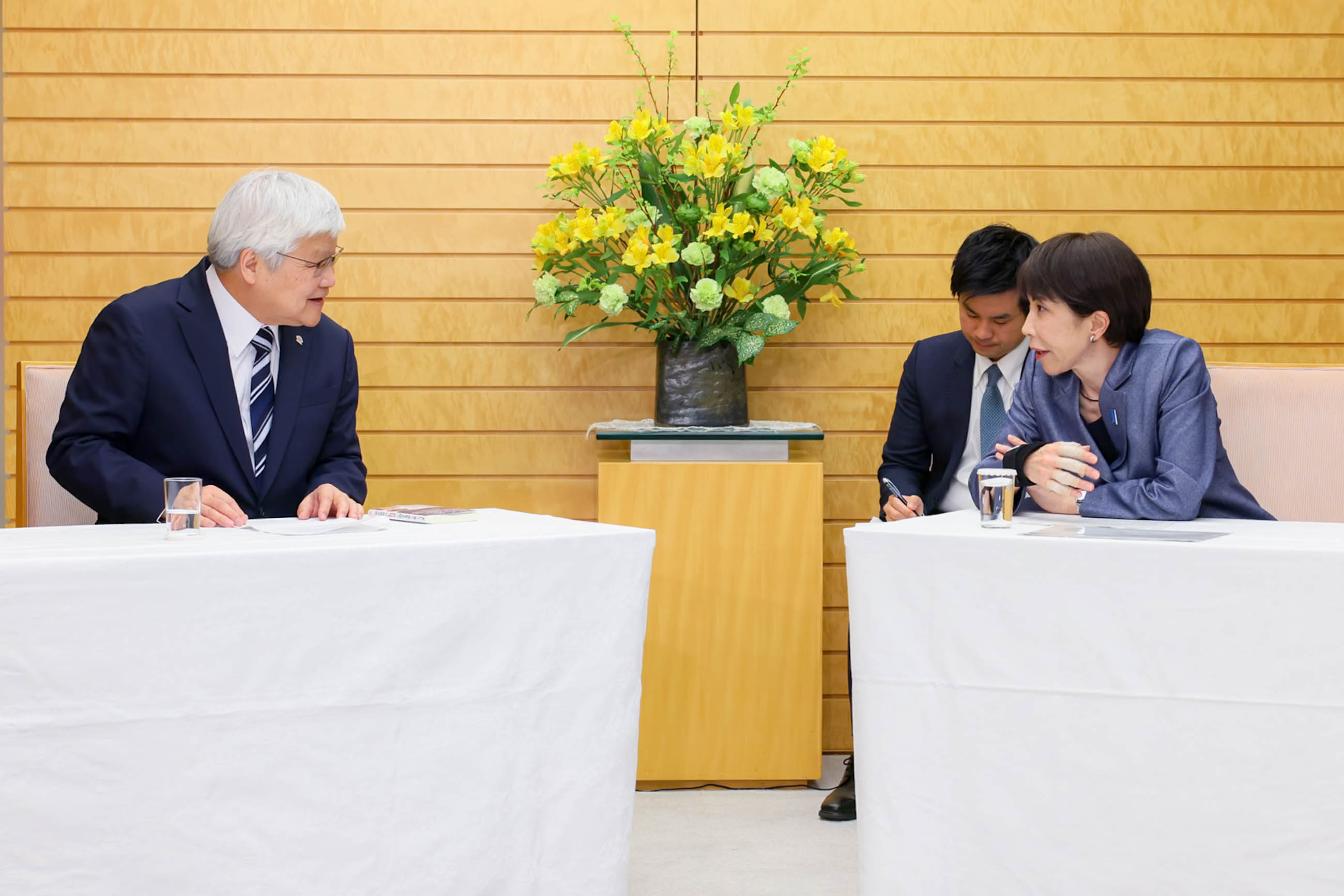 Scenes from a courtesy call (8)