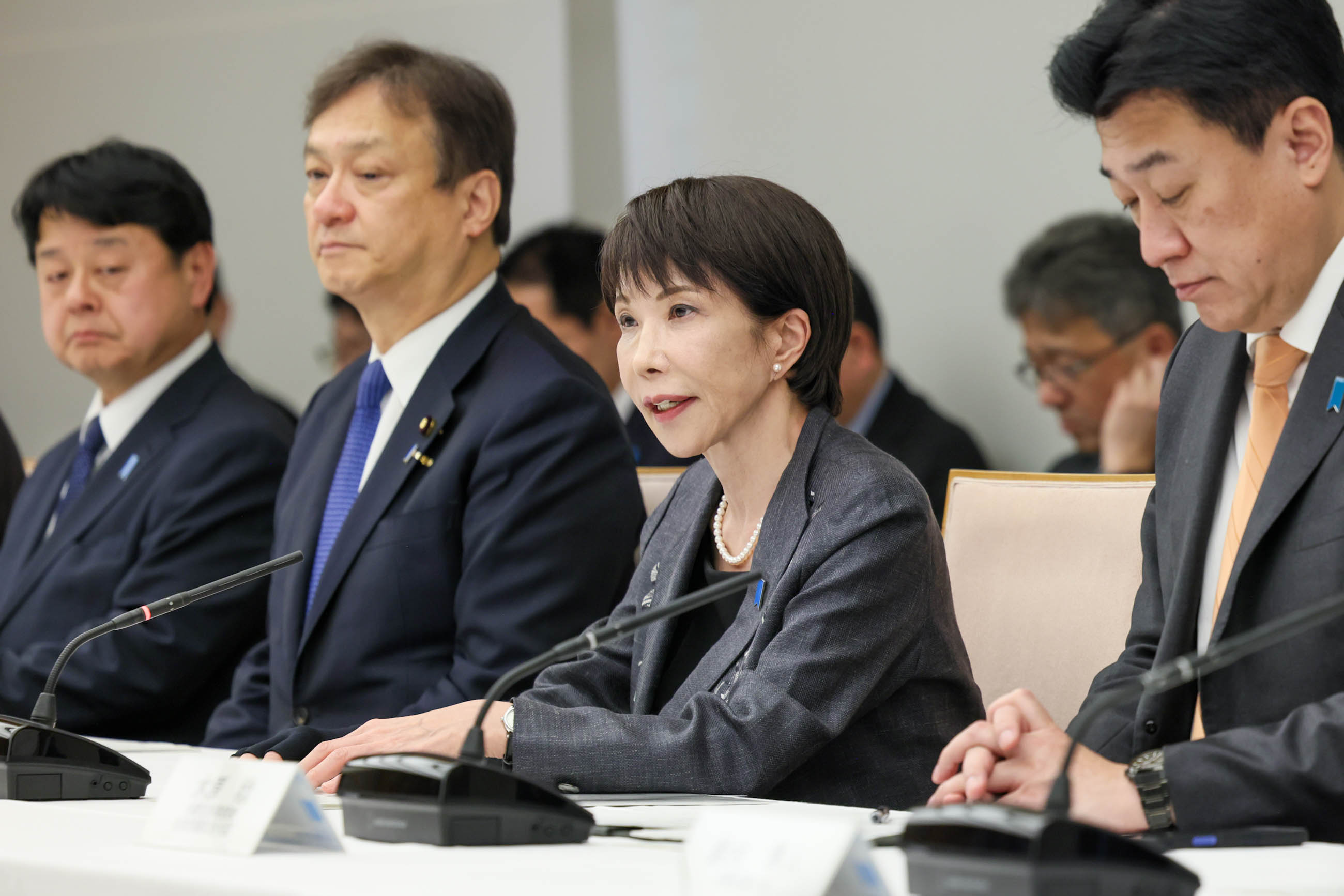 Prime Minister Takaichi holding a meeting with families of abductees and others (6)