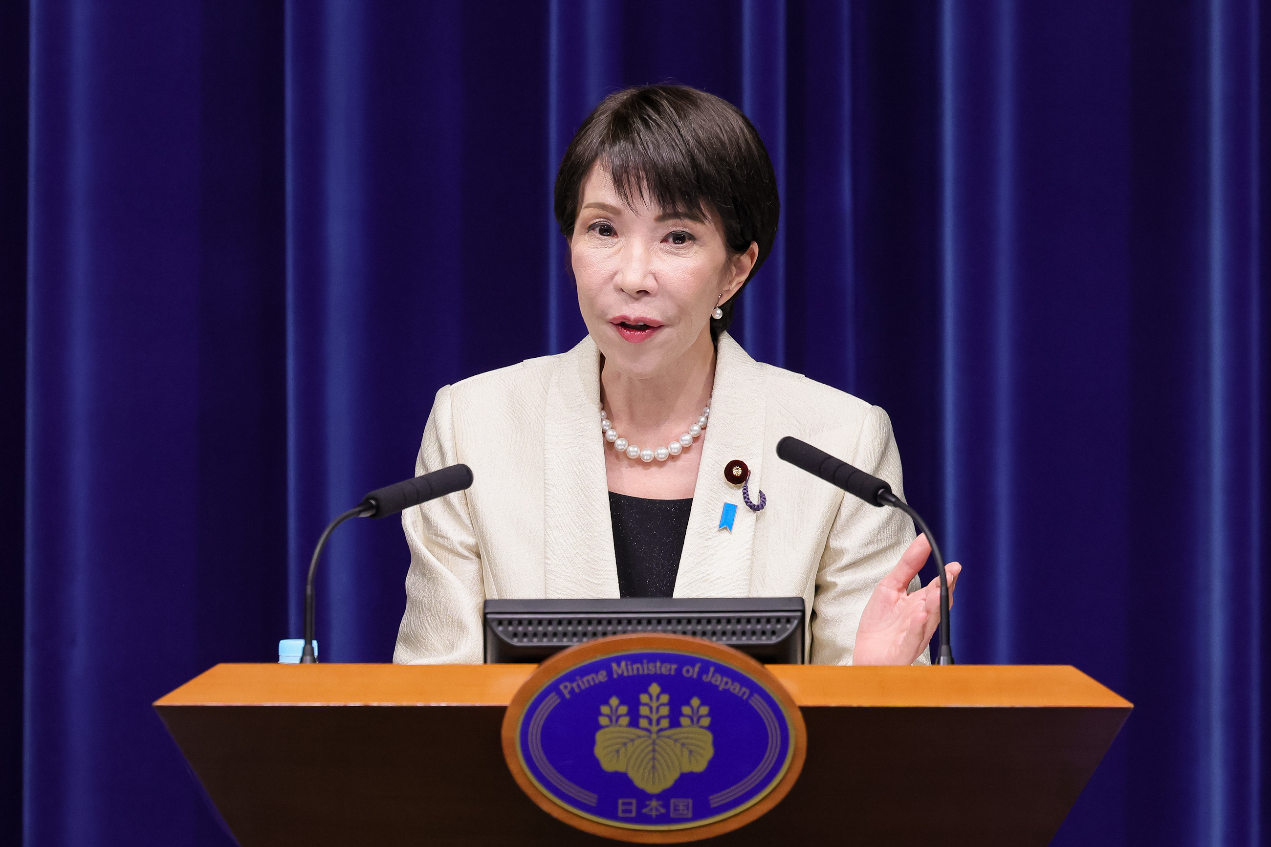 Prime Minister Takaichi holding a press conference (3)